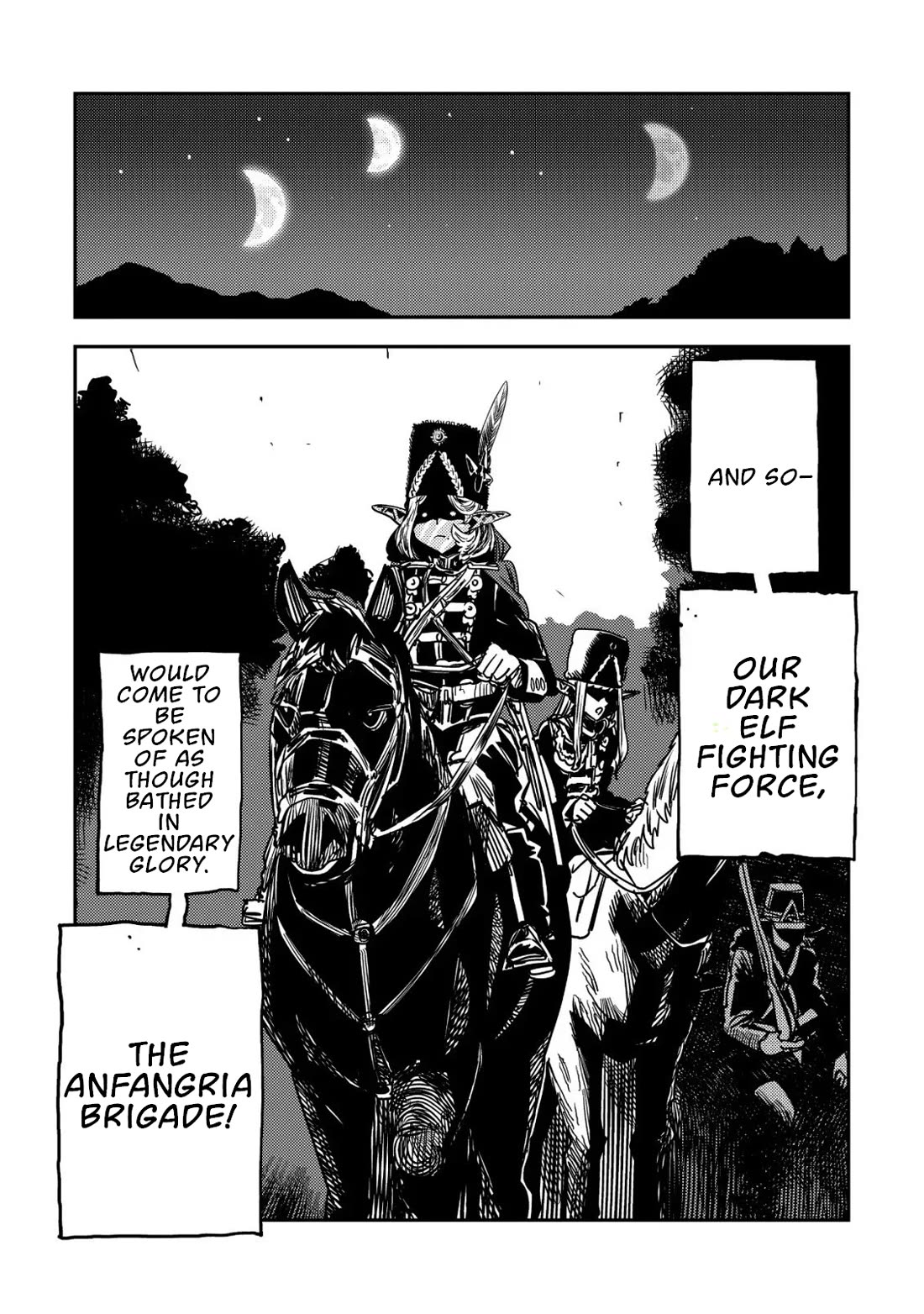 History of the Kingdom of the Orcsen: How the Barbarian Orcish Nation Came to Burn Down the Peaceful Elfland Chapter 16 page 57 - Chapter 16: The Battle of Moria