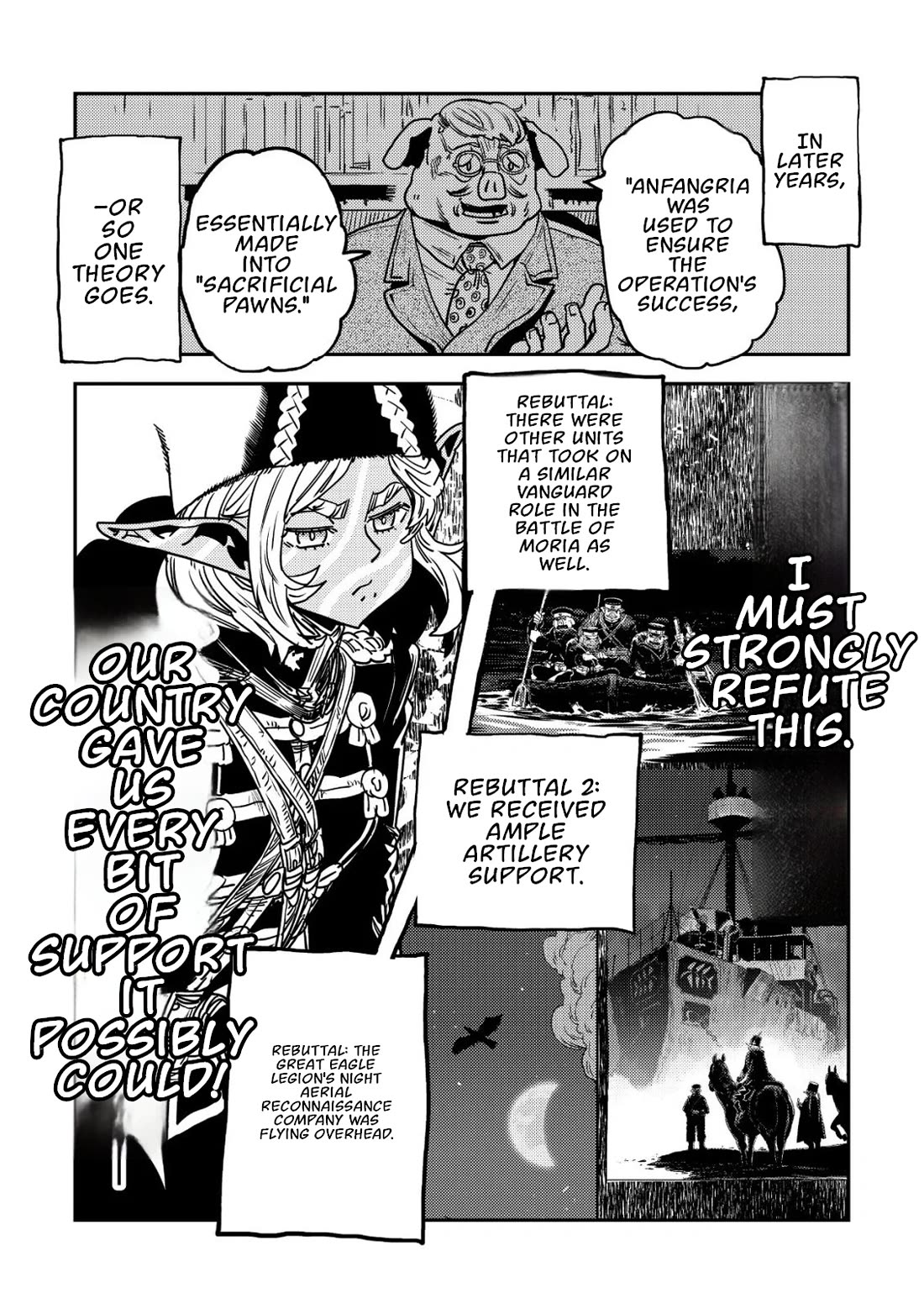 History of the Kingdom of the Orcsen: How the Barbarian Orcish Nation Came to Burn Down the Peaceful Elfland Chapter 16 page 59 - Chapter 16: The Battle of Moria