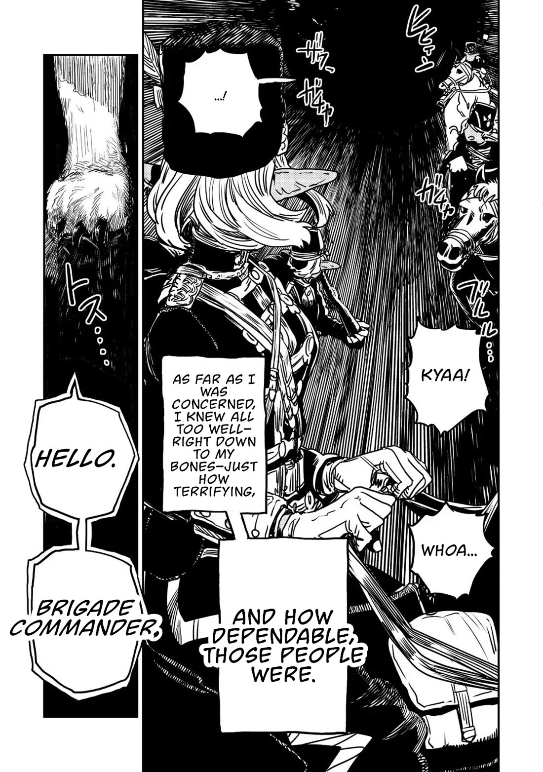 History of the Kingdom of the Orcsen: How the Barbarian Orcish Nation Came to Burn Down the Peaceful Elfland Chapter 16 page 61 - Chapter 16: The Battle of Moria