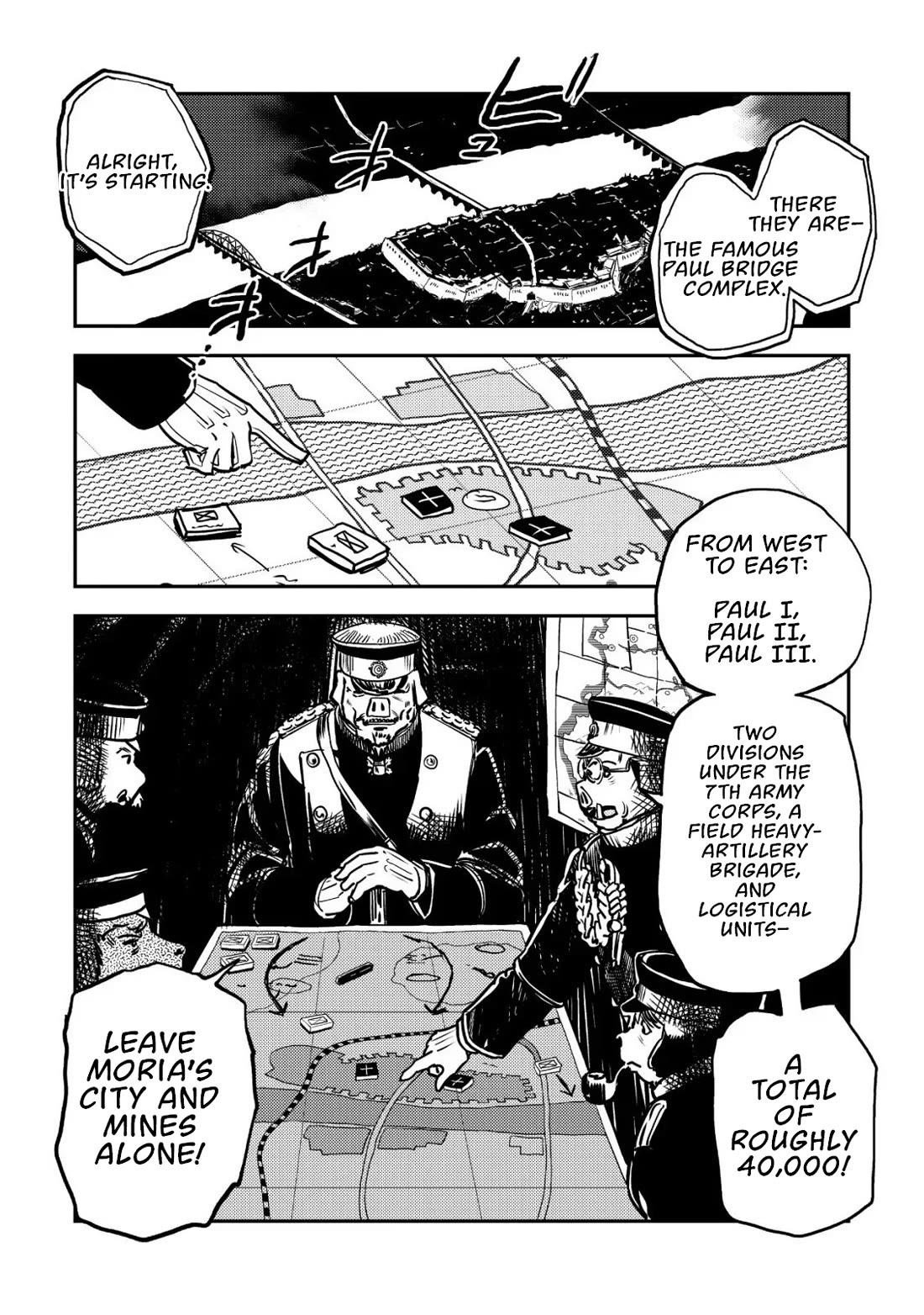 History of the Kingdom of the Orcsen: How the Barbarian Orcish Nation Came to Burn Down the Peaceful Elfland Chapter 16 page 8 - Chapter 16: The Battle of Moria