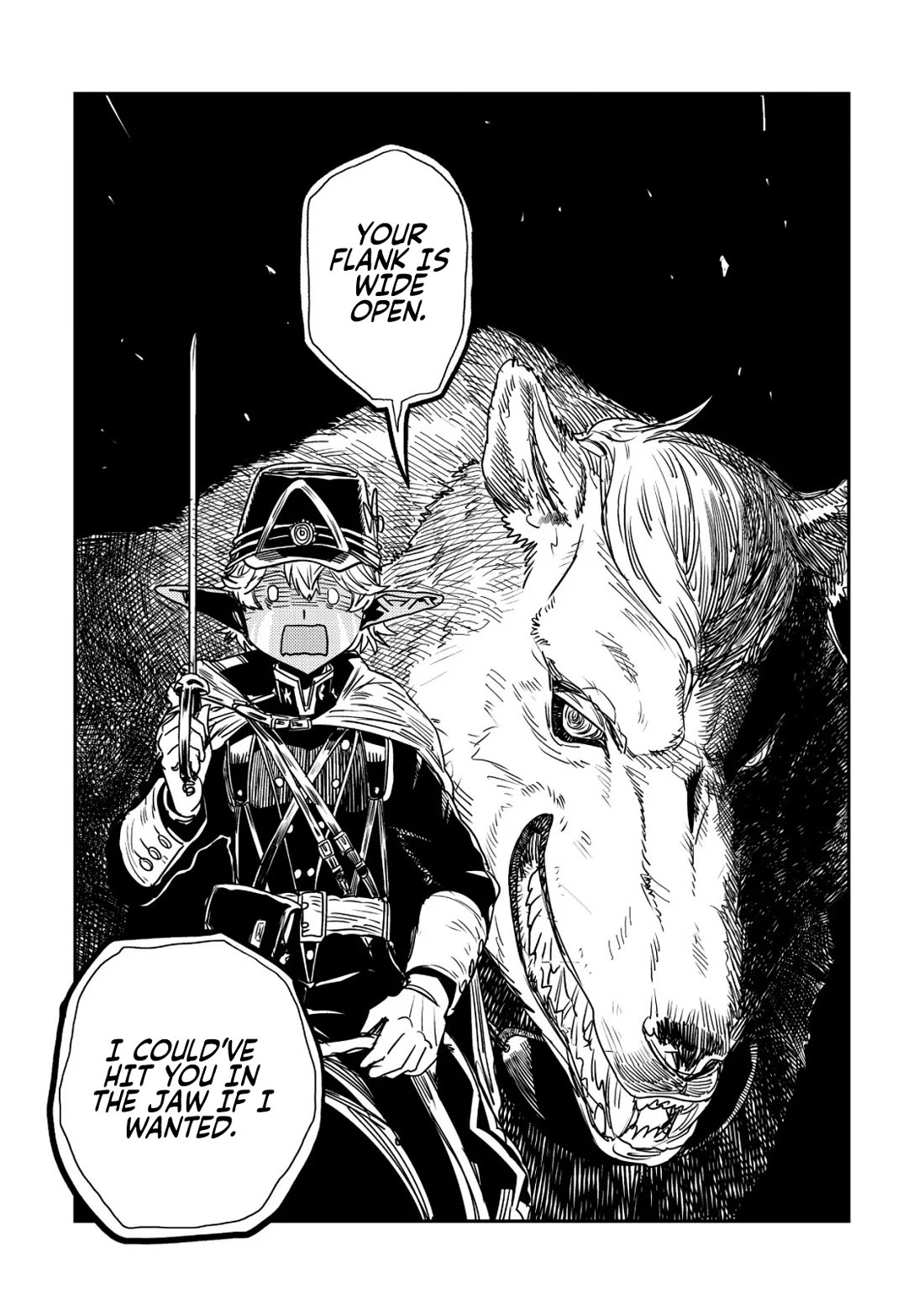 History of the Kingdom of the Orcsen: How the Barbarian Orcish Nation Came to Burn Down the Peaceful Elfland Chapter 17.1 page 14 - Chapter 17.1: The Wailing Jaws P.1