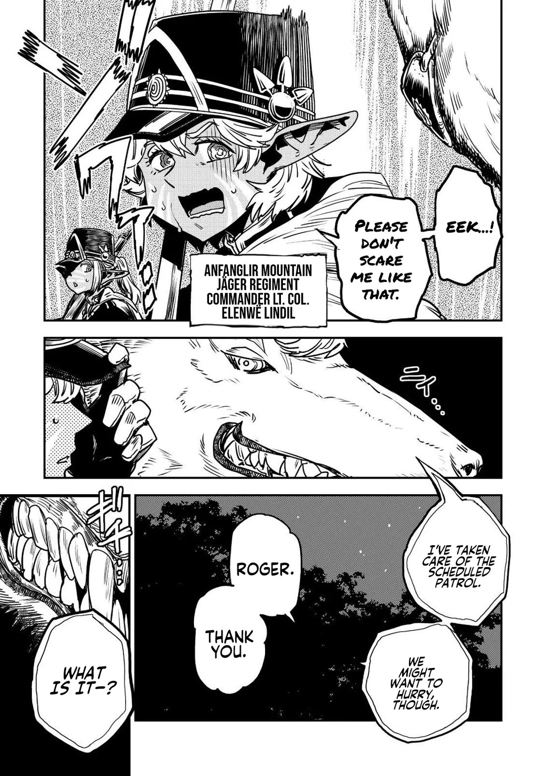 History of the Kingdom of the Orcsen: How the Barbarian Orcish Nation Came to Burn Down the Peaceful Elfland Chapter 17.1 page 15 - Chapter 17.1: The Wailing Jaws P.1