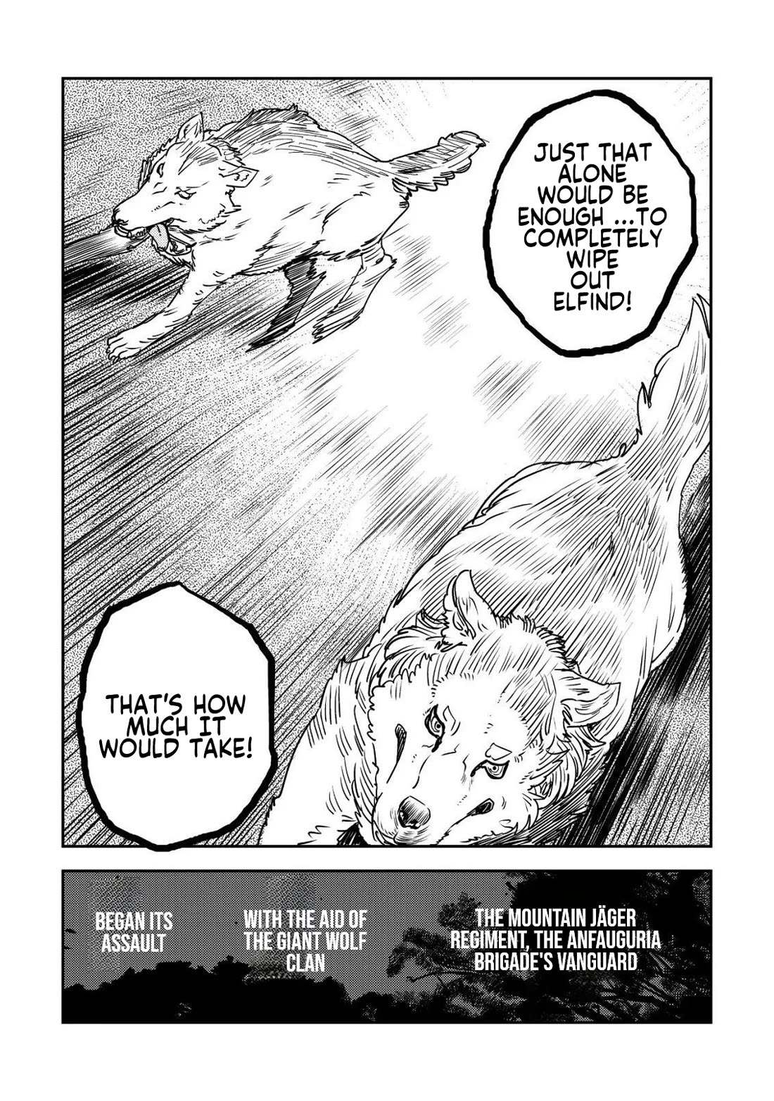 History of the Kingdom of the Orcsen: How the Barbarian Orcish Nation Came to Burn Down the Peaceful Elfland Chapter 17.1 page 19 - Chapter 17.1: The Wailing Jaws P.1