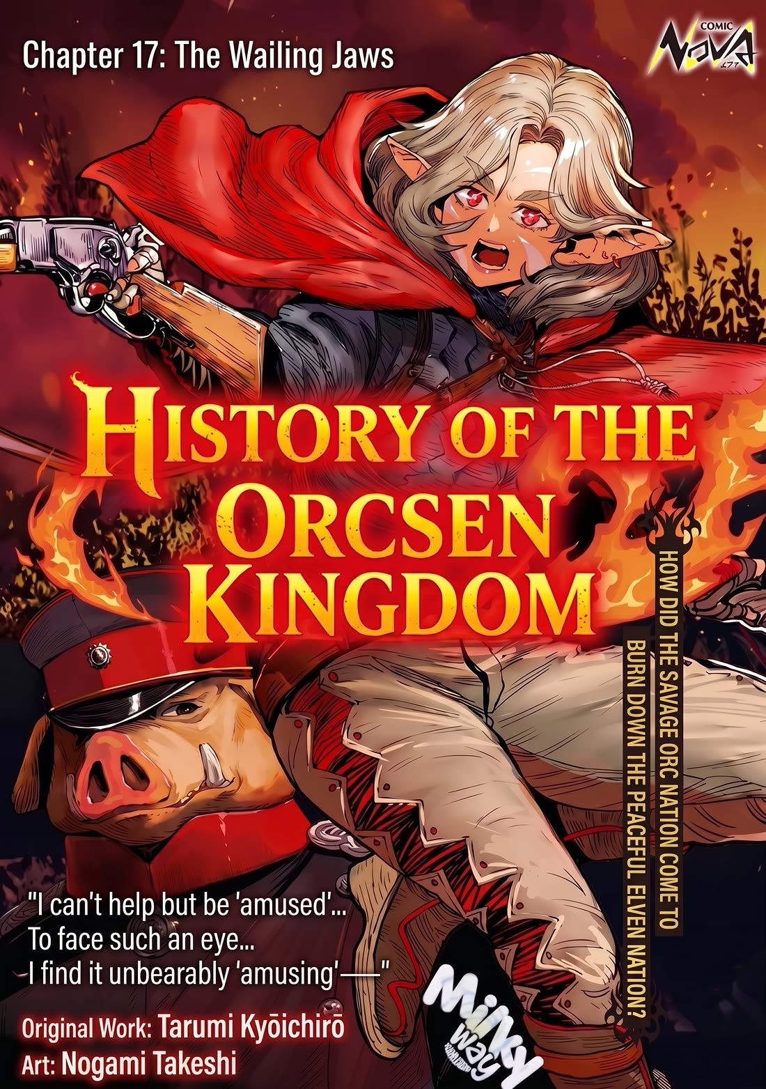 History of the Kingdom of the Orcsen: How the Barbarian Orcish Nation Came to Burn Down the Peaceful Elfland Chapter 17.1 page 2 - Chapter 17.1: The Wailing Jaws P.1