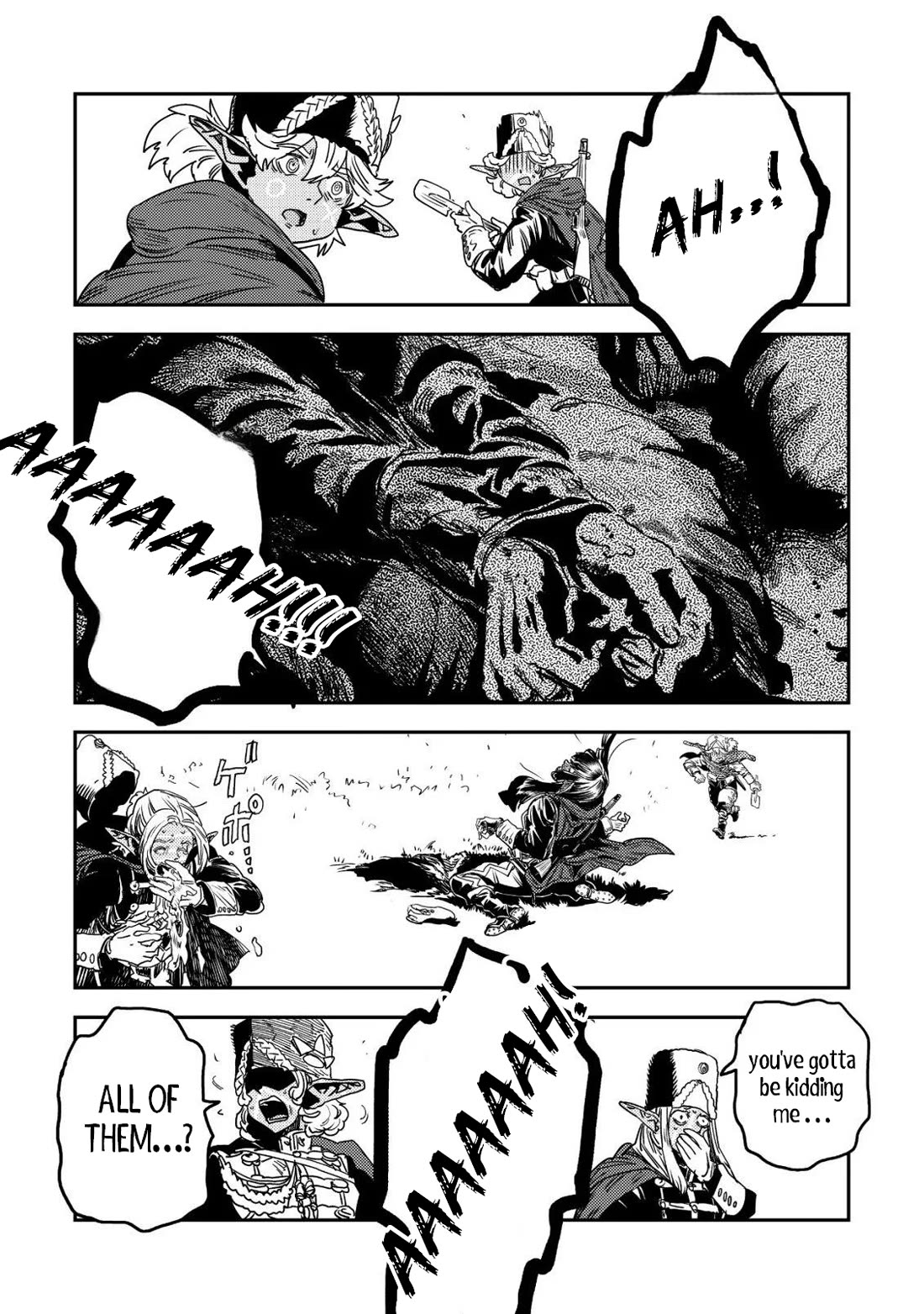 History of the Kingdom of the Orcsen: How the Barbarian Orcish Nation Came to Burn Down the Peaceful Elfland Chapter 17.2 page 26 - Chapter 17.2: The Wailing Jaws P.2