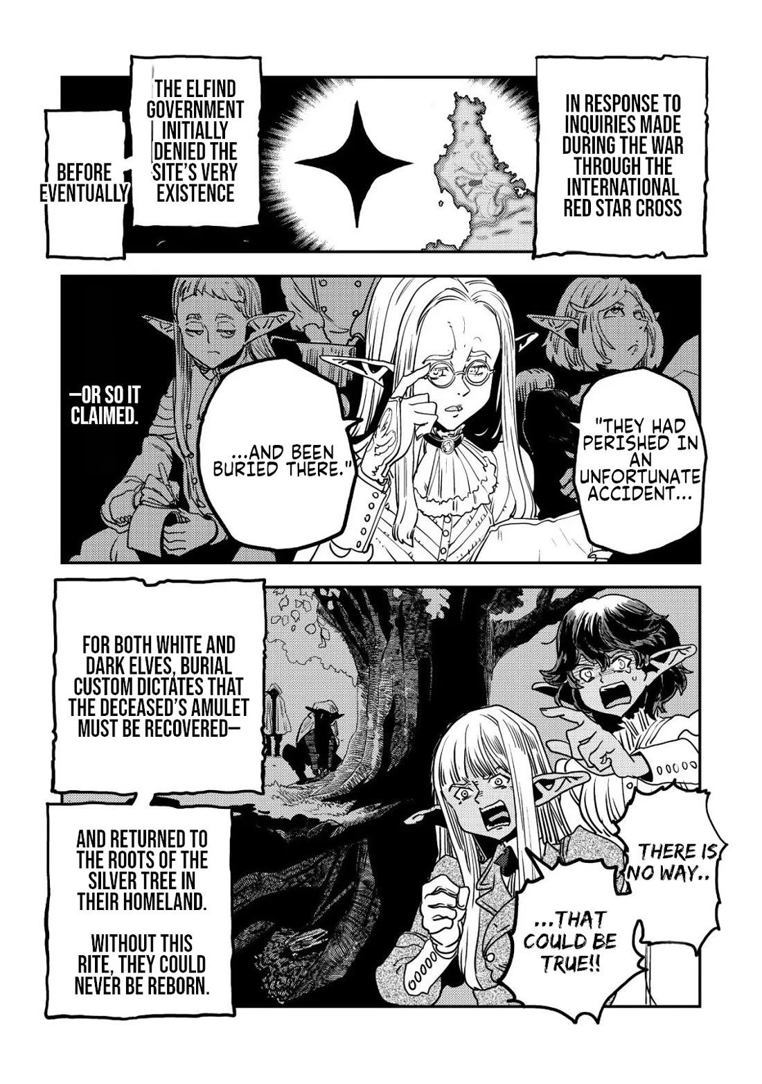 History of the Kingdom of the Orcsen: How the Barbarian Orcish Nation Came to Burn Down the Peaceful Elfland Chapter 17.2 page 31 - Chapter 17.2: The Wailing Jaws P.2