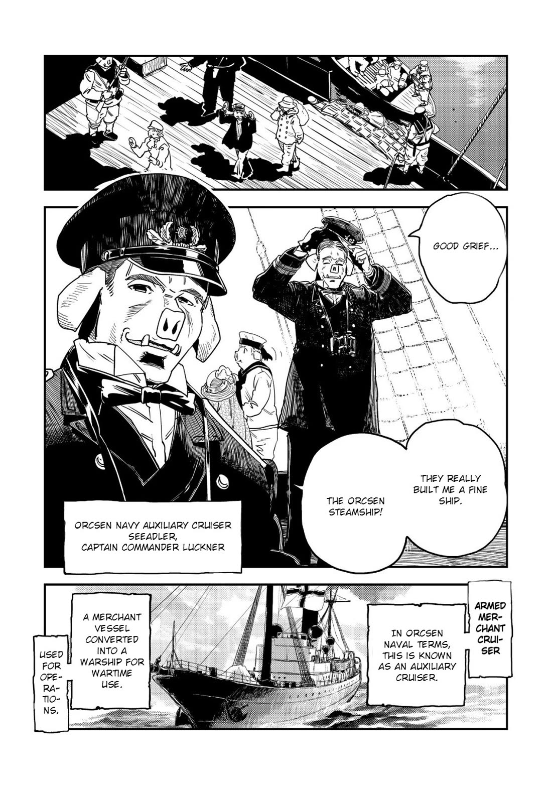History of the Kingdom of the Orcsen: How the Barbarian Orcish Nation Came to Burn Down the Peaceful Elfland Chapter 18 page 10 - Chapter 18: The Siege of Falmaria