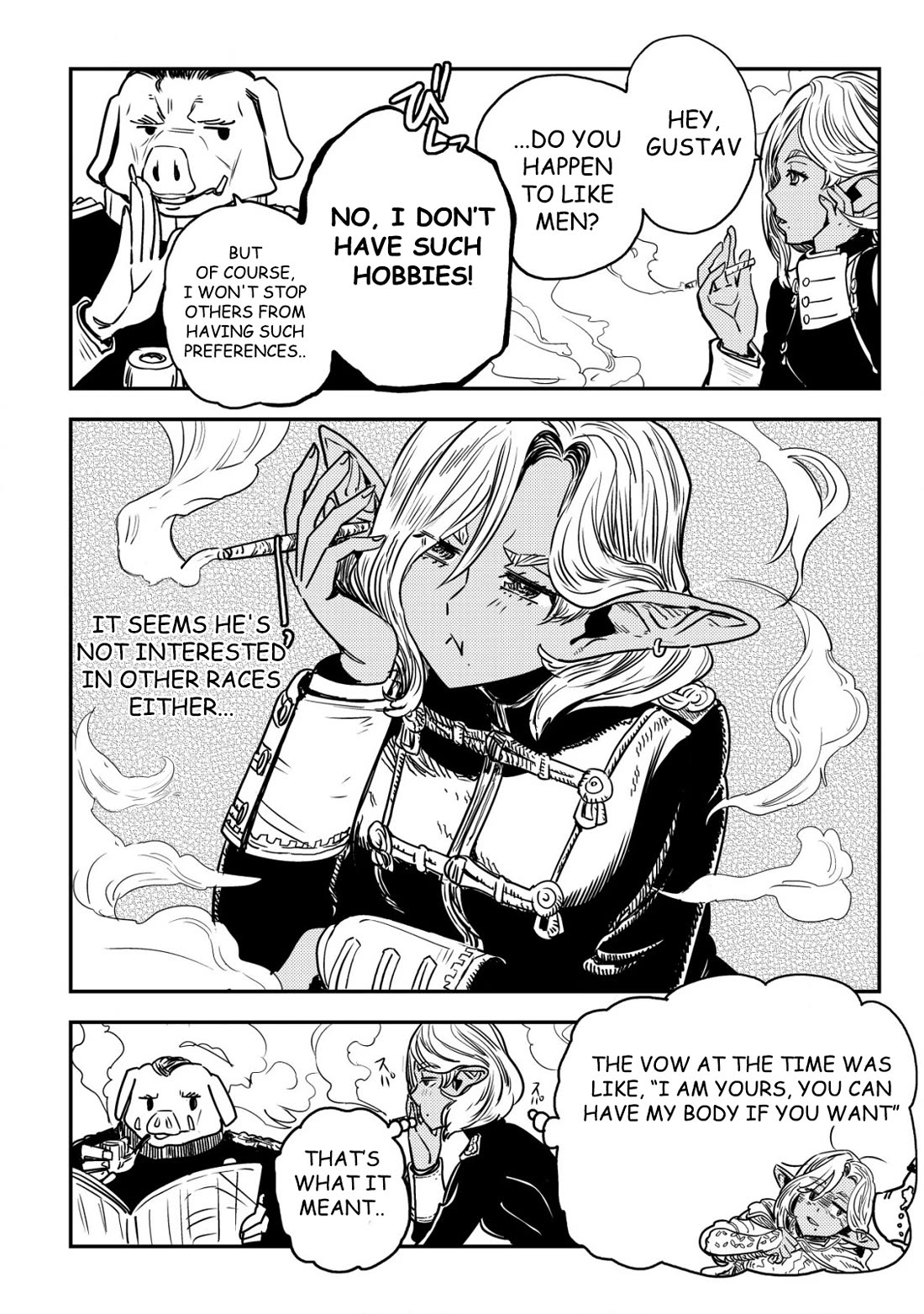 History of the Kingdom of the Orcsen: How the Barbarian Orcish Nation Came to Burn Down the Peaceful Elfland Chapter 2 page 54 - Chapter 2: The Fertile Land