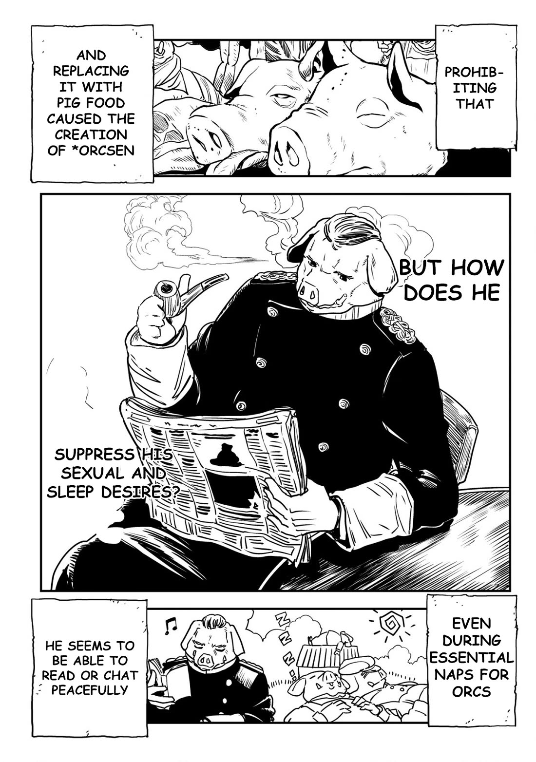 History of the Kingdom of the Orcsen: How the Barbarian Orcish Nation Came to Burn Down the Peaceful Elfland Chapter 2 page 56 - Chapter 2: The Fertile Land