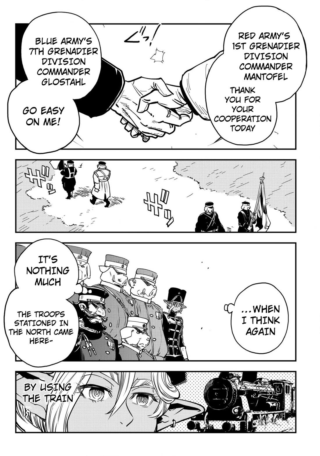 History of the Kingdom of the Orcsen: How the Barbarian Orcish Nation Came to Burn Down the Peaceful Elfland Chapter 3 page 36 - Chapter 3: The Hill Of The Generals