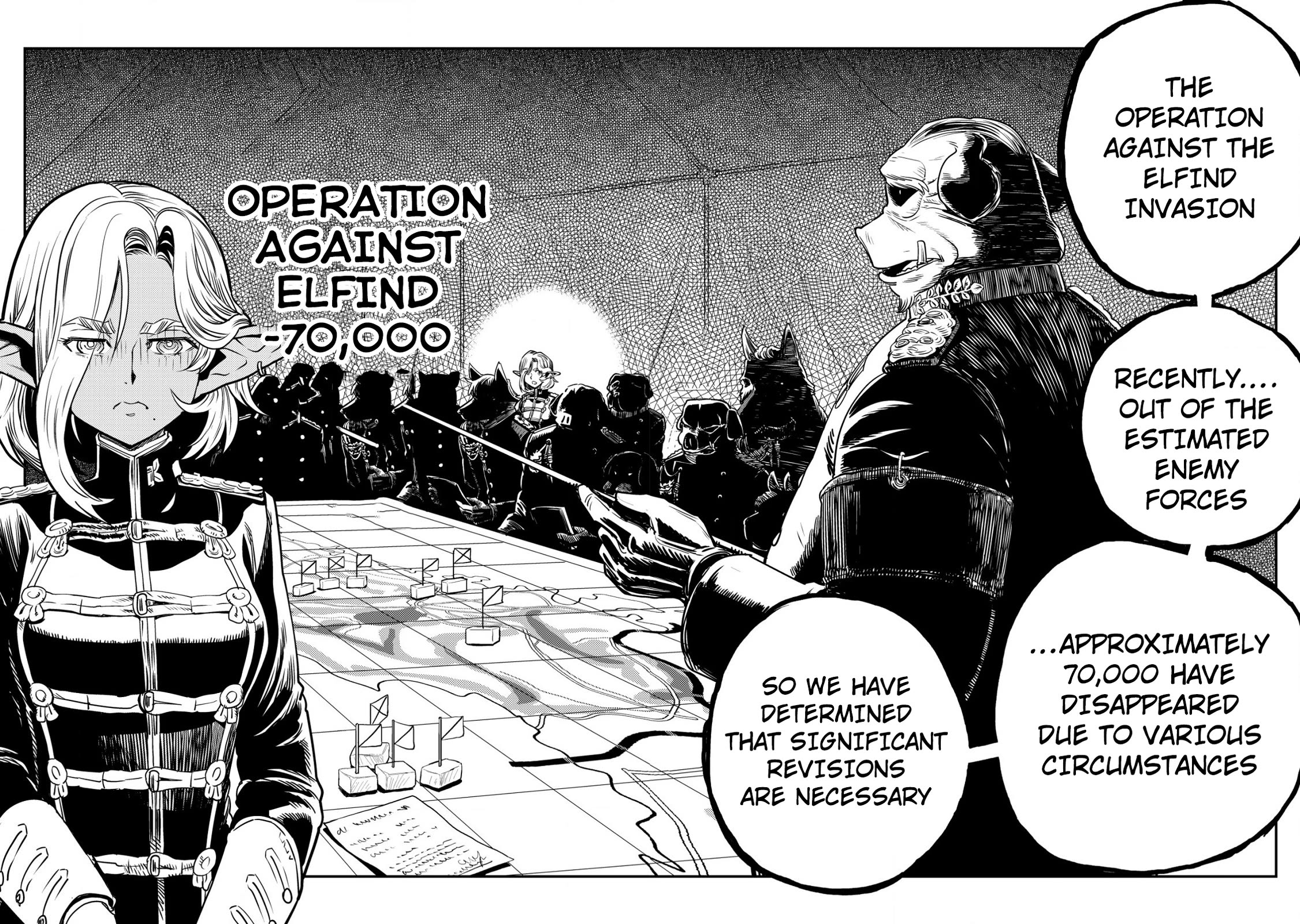 History of the Kingdom of the Orcsen: How the Barbarian Orcish Nation Came to Burn Down the Peaceful Elfland Chapter 3 page 43 - Chapter 3: The Hill Of The Generals