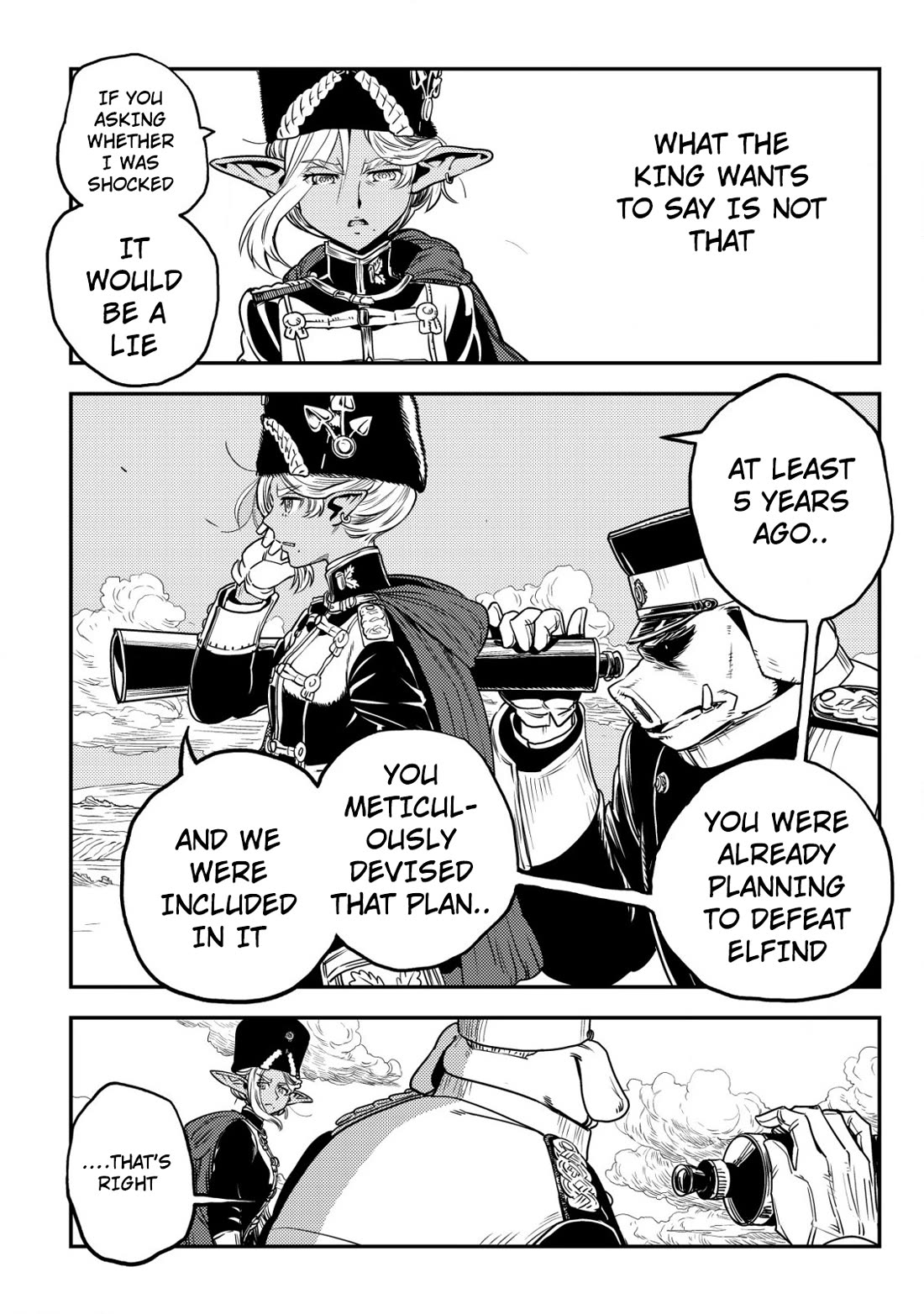 History of the Kingdom of the Orcsen: How the Barbarian Orcish Nation Came to Burn Down the Peaceful Elfland Chapter 3 page 48 - Chapter 3: The Hill Of The Generals