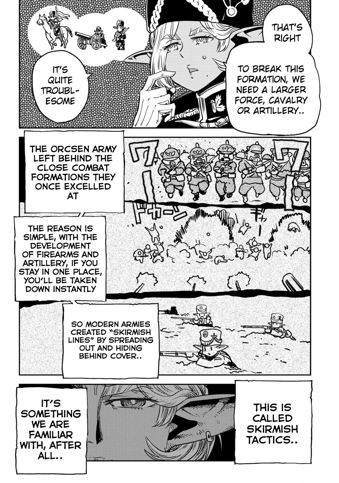 History of the Kingdom of the Orcsen: How the Barbarian Orcish Nation Came to Burn Down the Peaceful Elfland Chapter 4 page 12 - Chapter 4: Division Vs. Division Exercise