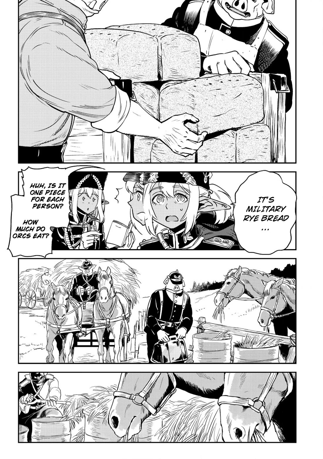 History of the Kingdom of the Orcsen: How the Barbarian Orcish Nation Came to Burn Down the Peaceful Elfland Chapter 4 page 18 - Chapter 4: Division Vs. Division Exercise
