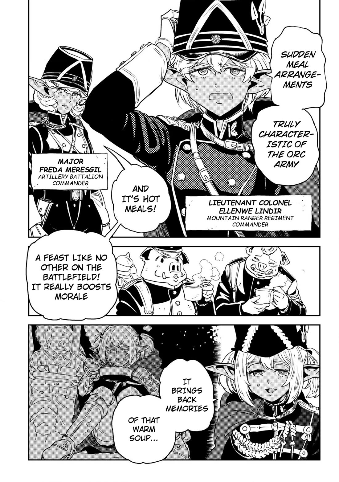 History of the Kingdom of the Orcsen: How the Barbarian Orcish Nation Came to Burn Down the Peaceful Elfland Chapter 4 page 19 - Chapter 4: Division Vs. Division Exercise