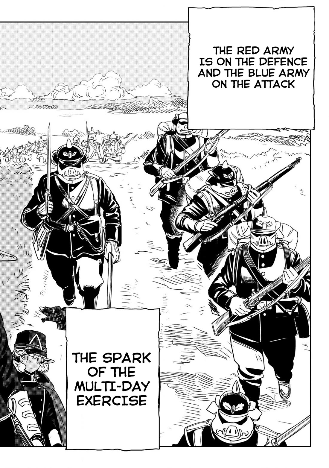History of the Kingdom of the Orcsen: How the Barbarian Orcish Nation Came to Burn Down the Peaceful Elfland Chapter 4 page 3 - Chapter 4: Division Vs. Division Exercise