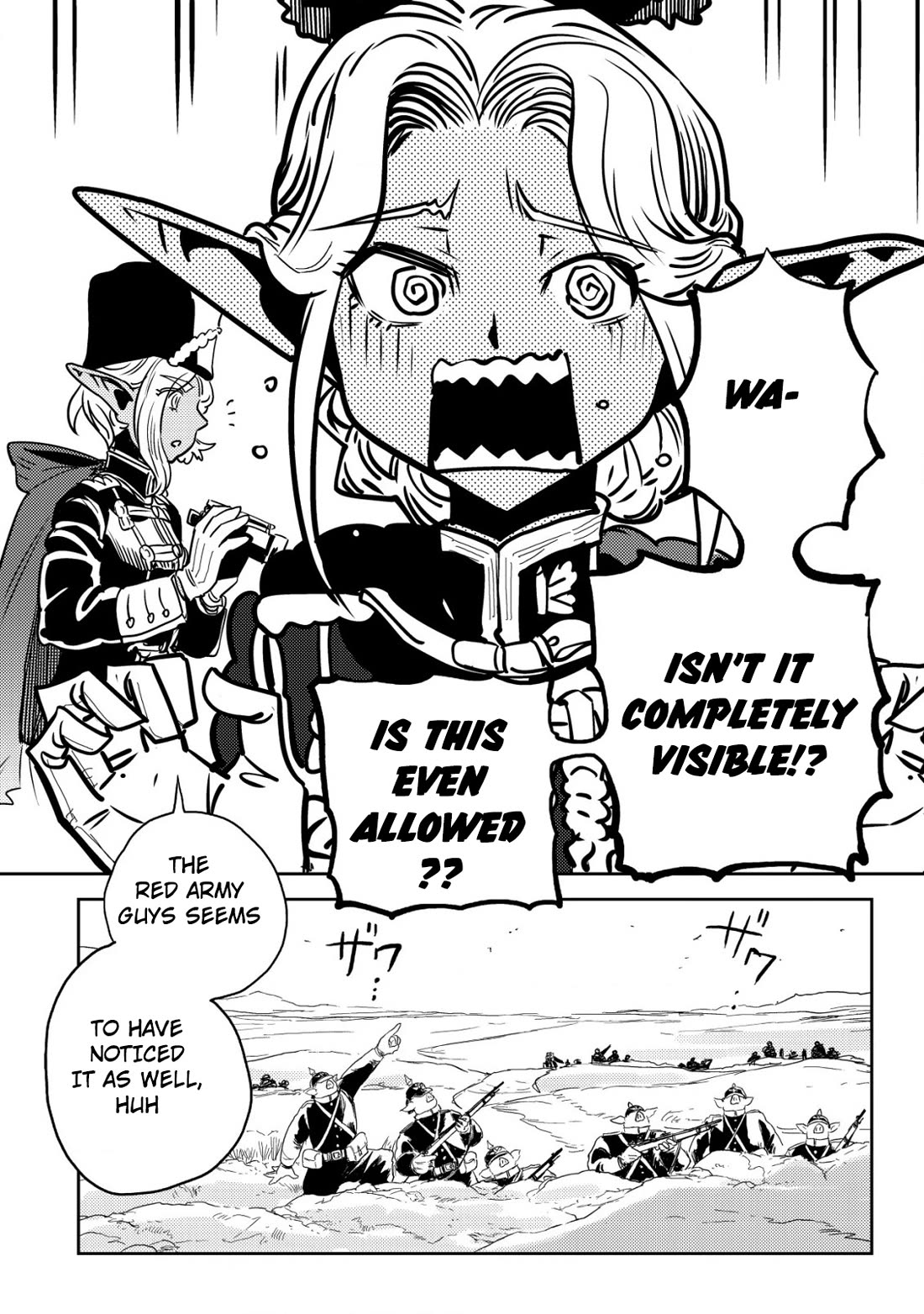 History of the Kingdom of the Orcsen: How the Barbarian Orcish Nation Came to Burn Down the Peaceful Elfland Chapter 4 page 41 - Chapter 4: Division Vs. Division Exercise
