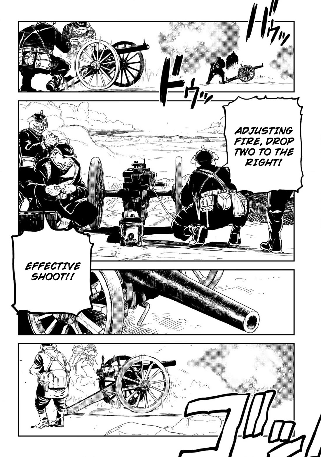History of the Kingdom of the Orcsen: How the Barbarian Orcish Nation Came to Burn Down the Peaceful Elfland Chapter 4 page 54 - Chapter 4: Division Vs. Division Exercise