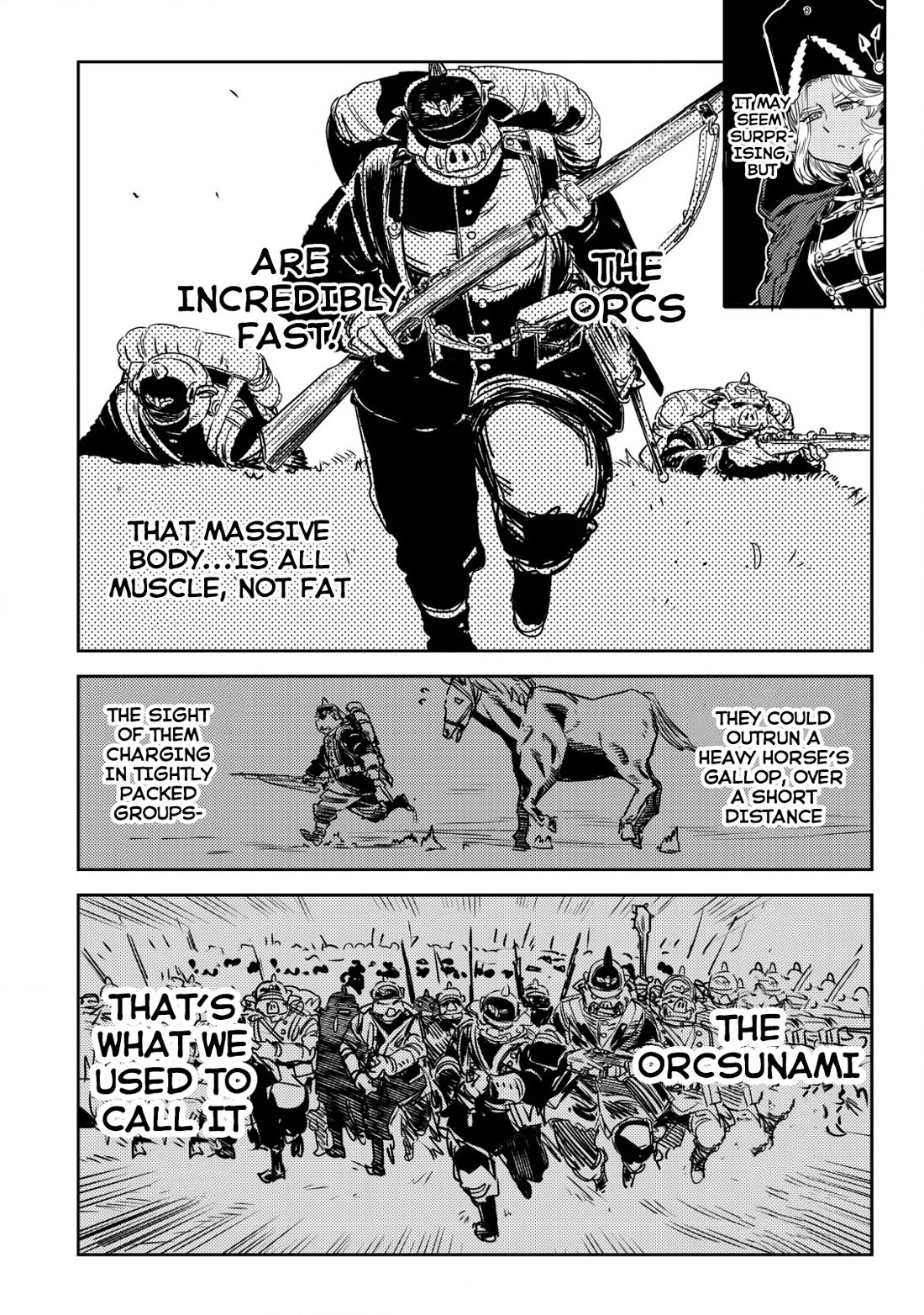 History of the Kingdom of the Orcsen: How the Barbarian Orcish Nation Came to Burn Down the Peaceful Elfland Chapter 4 page 9 - Chapter 4: Division Vs. Division Exercise