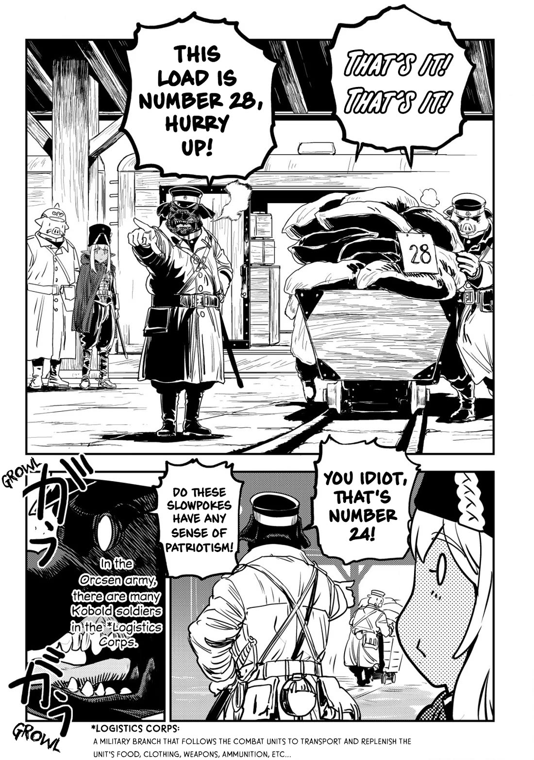 History of the Kingdom of the Orcsen: How the Barbarian Orcish Nation Came to Burn Down the Peaceful Elfland Chapter 5 page 10 - Chapter 5: When it Rains (Part 1)