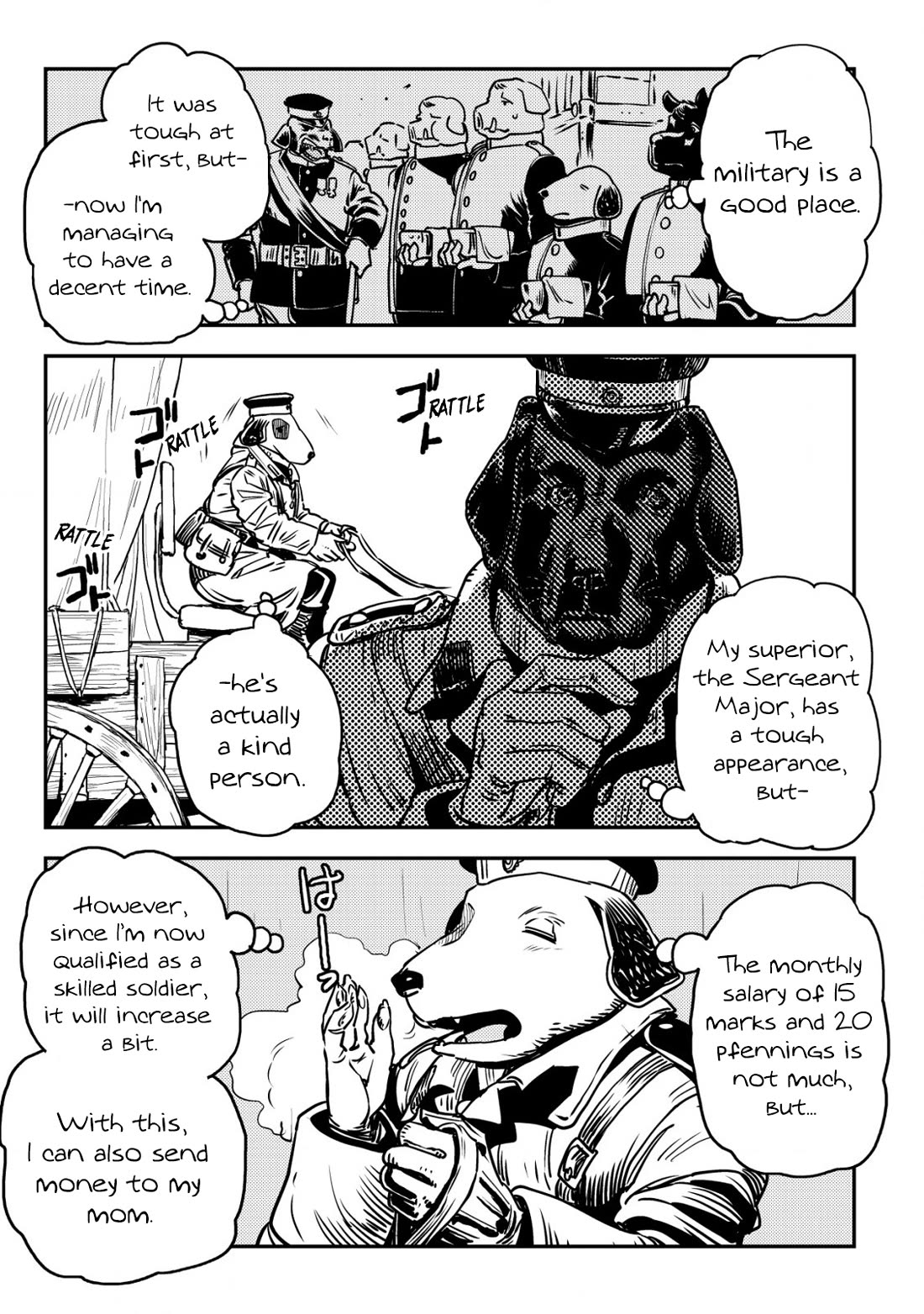 History of the Kingdom of the Orcsen: How the Barbarian Orcish Nation Came to Burn Down the Peaceful Elfland Chapter 5 page 18 - Chapter 5: When it Rains (Part 1)