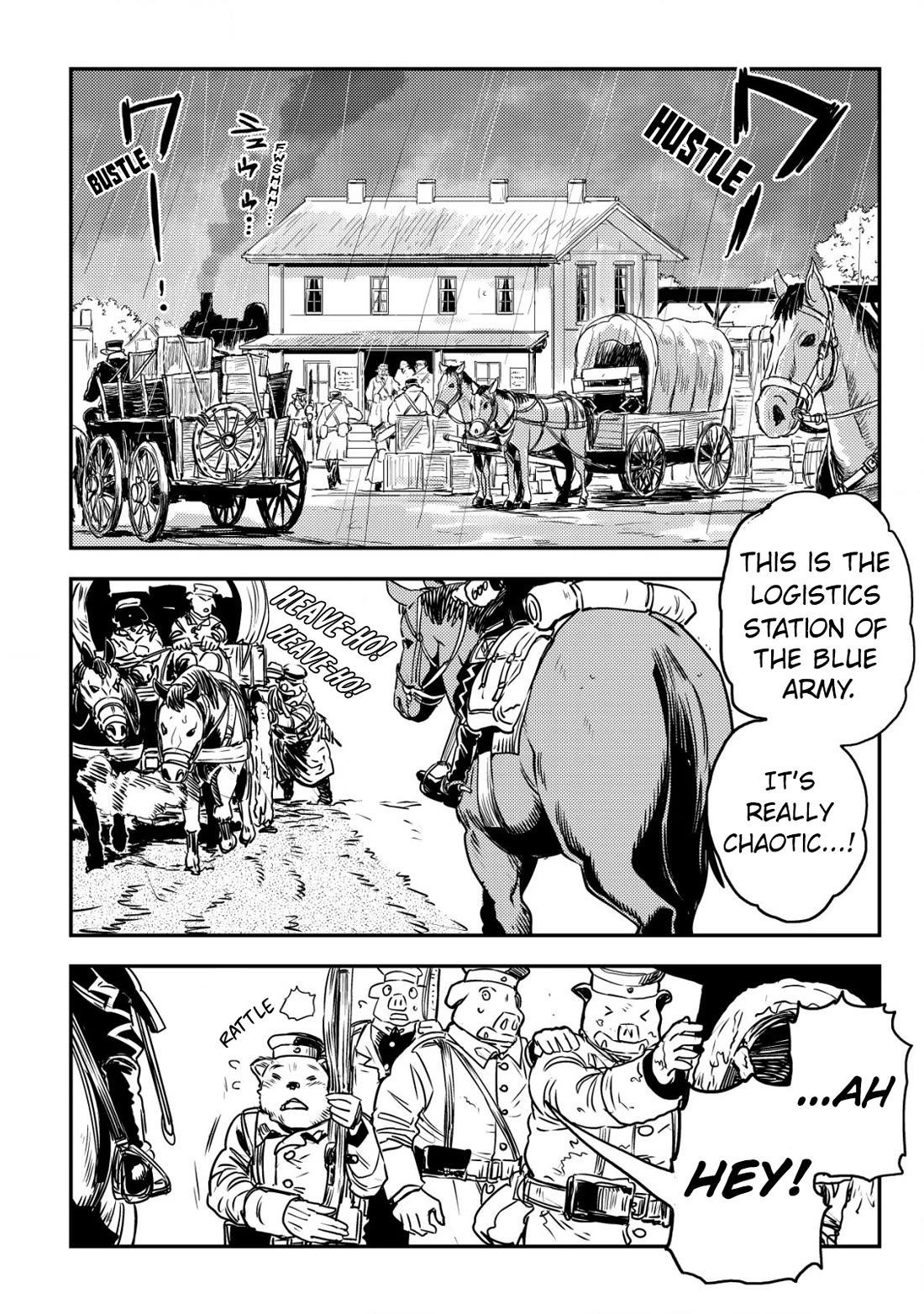 History of the Kingdom of the Orcsen: How the Barbarian Orcish Nation Came to Burn Down the Peaceful Elfland Chapter 5 page 3 - Chapter 5: When it Rains (Part 1)