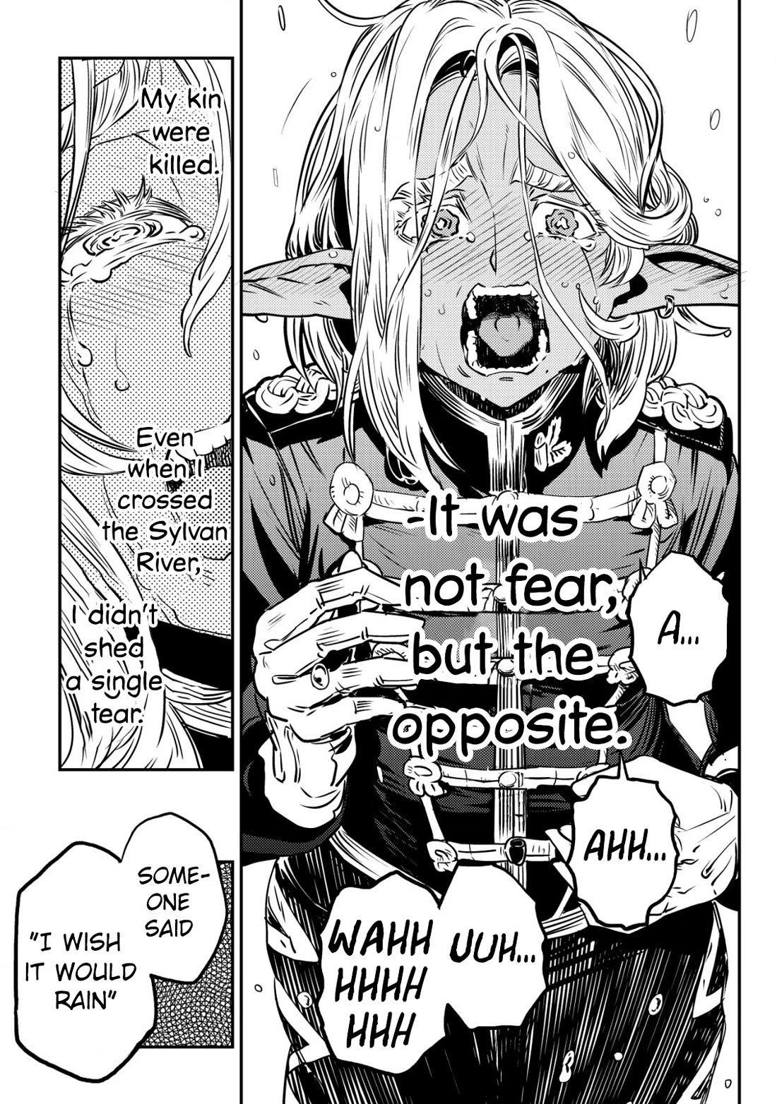 History of the Kingdom of the Orcsen: How the Barbarian Orcish Nation Came to Burn Down the Peaceful Elfland Chapter 5 page 39 - Chapter 5: When it Rains (Part 1)