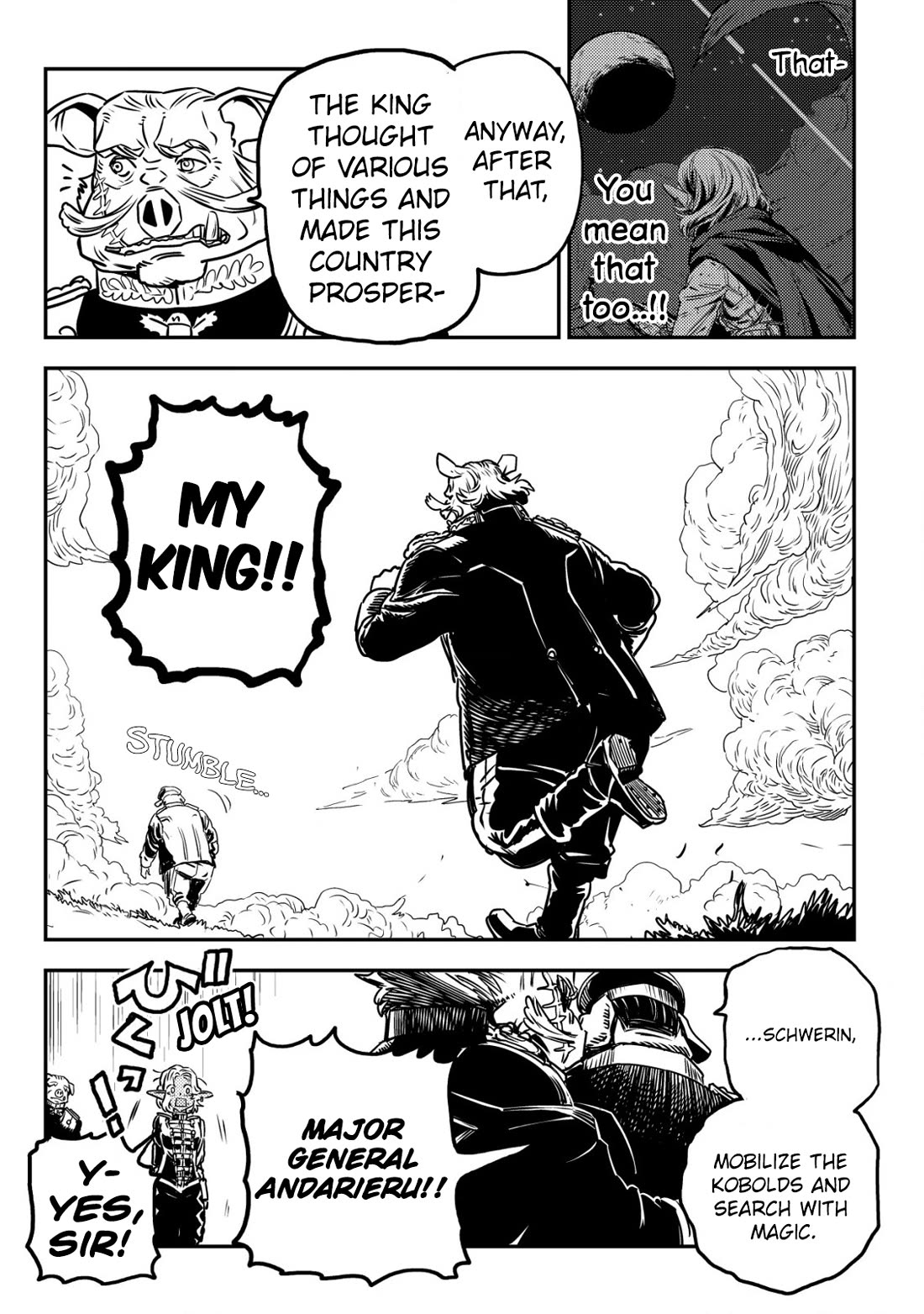 History of the Kingdom of the Orcsen: How the Barbarian Orcish Nation Came to Burn Down the Peaceful Elfland Chapter 5 page 42 - Chapter 5: When it Rains (Part 1)