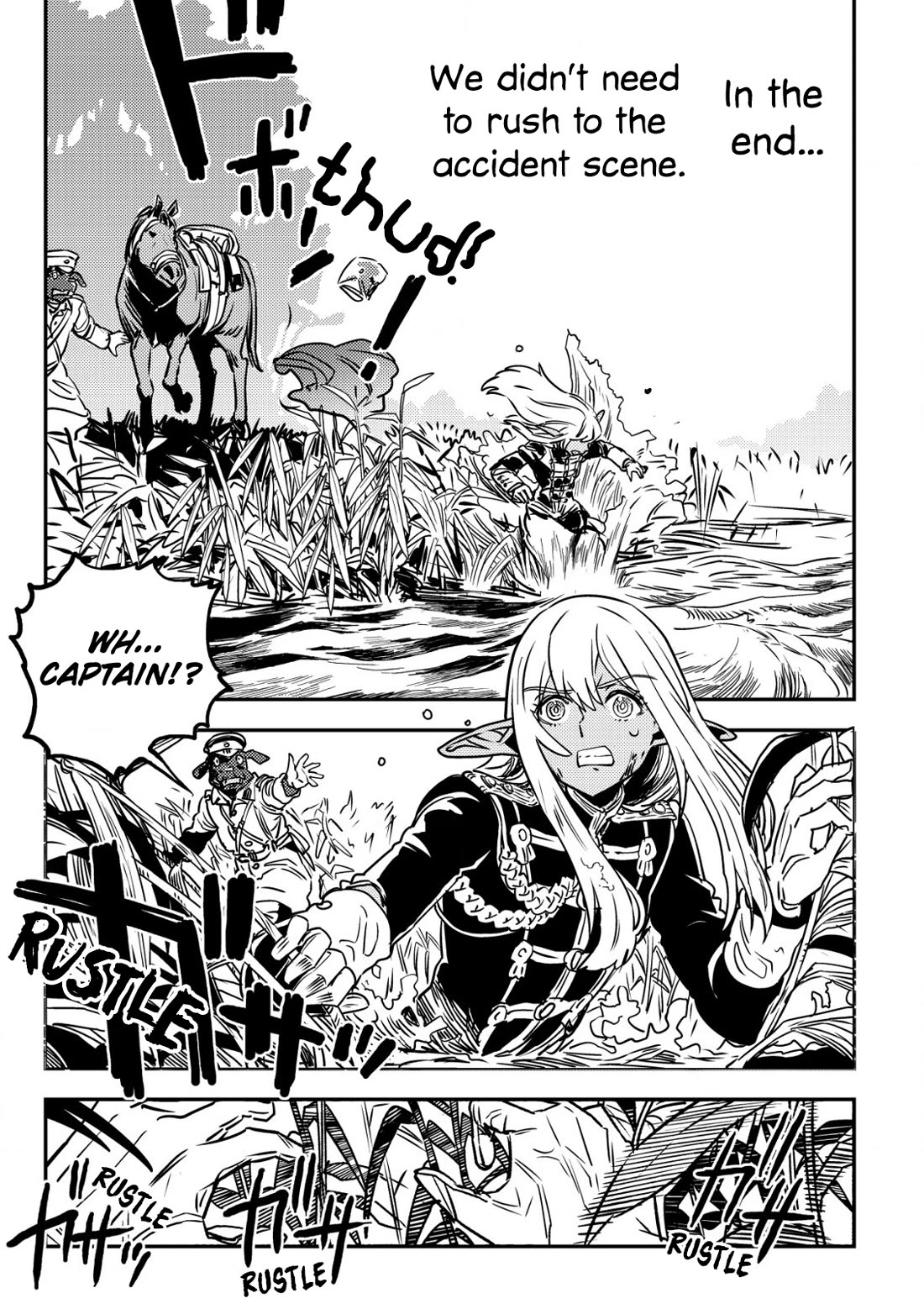 History of the Kingdom of the Orcsen: How the Barbarian Orcish Nation Came to Burn Down the Peaceful Elfland Chapter 5 page 44 - Chapter 5: When it Rains (Part 1)