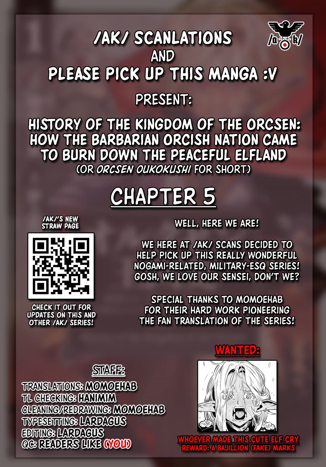 History of the Kingdom of the Orcsen: How the Barbarian Orcish Nation Came to Burn Down the Peaceful Elfland Chapter 5 page 50 - Chapter 5: When it Rains (Part 1)