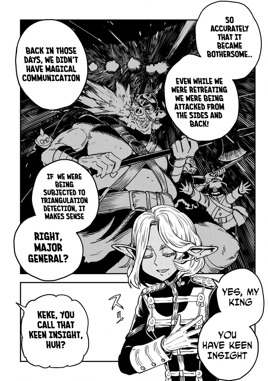 History of the Kingdom of the Orcsen: How the Barbarian Orcish Nation Came to Burn Down the Peaceful Elfland Chapter 6 page 29 - Chapter 6: When it Rains (Part 2)
