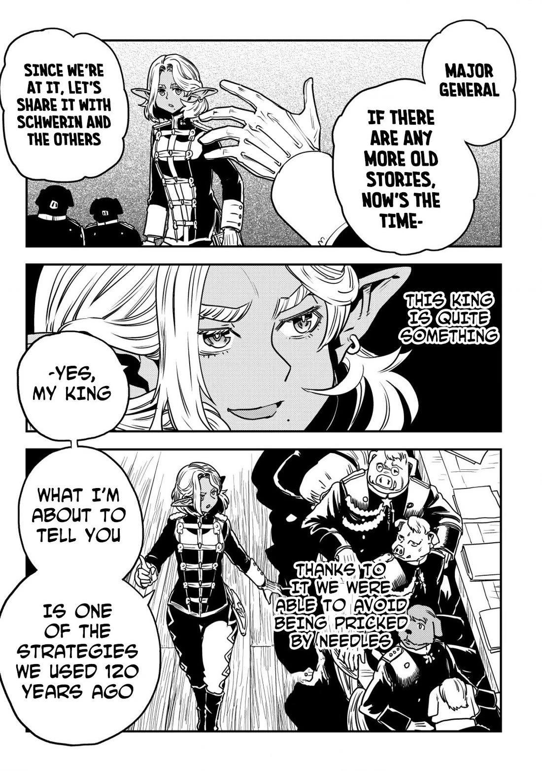 History of the Kingdom of the Orcsen: How the Barbarian Orcish Nation Came to Burn Down the Peaceful Elfland Chapter 6 page 32 - Chapter 6: When it Rains (Part 2)
