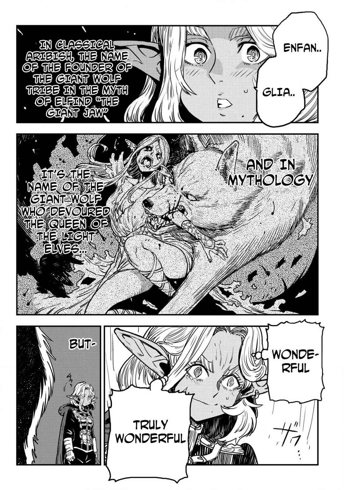 History of the Kingdom of the Orcsen: How the Barbarian Orcish Nation Came to Burn Down the Peaceful Elfland Chapter 6 page 46 - Chapter 6: When it Rains (Part 2)