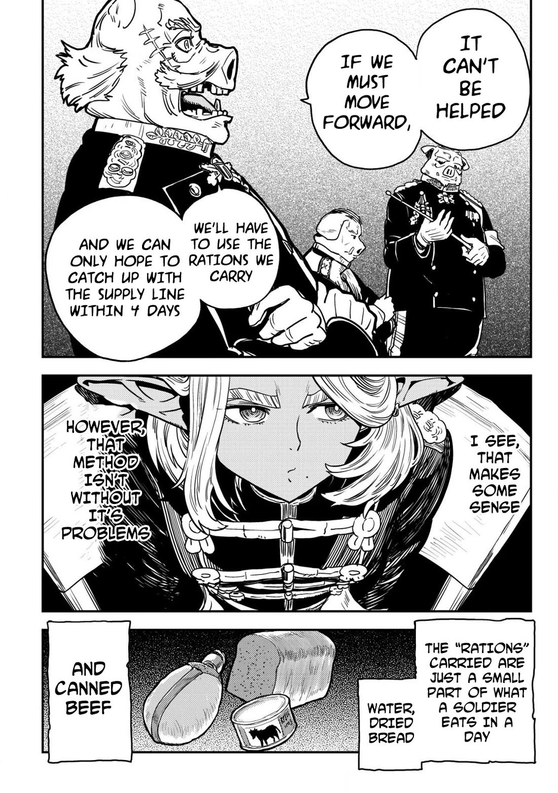 History of the Kingdom of the Orcsen: How the Barbarian Orcish Nation Came to Burn Down the Peaceful Elfland Chapter 6 page 7 - Chapter 6: When it Rains (Part 2)