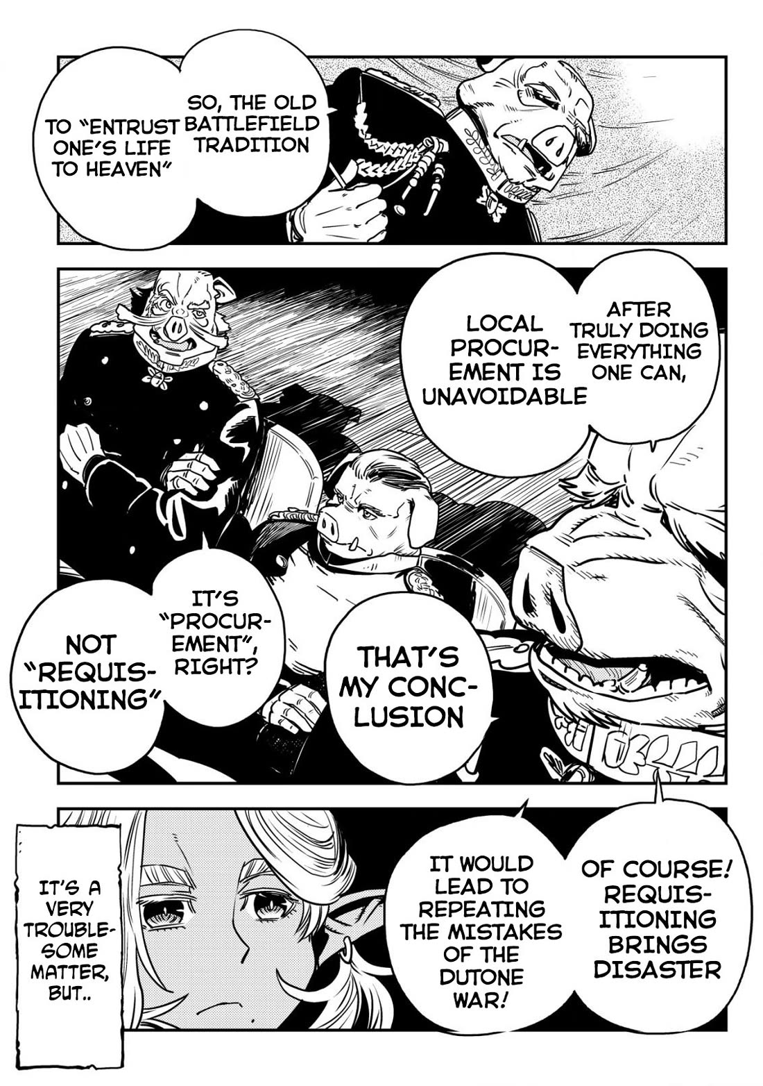 History of the Kingdom of the Orcsen: How the Barbarian Orcish Nation Came to Burn Down the Peaceful Elfland Chapter 6 page 9 - Chapter 6: When it Rains (Part 2)