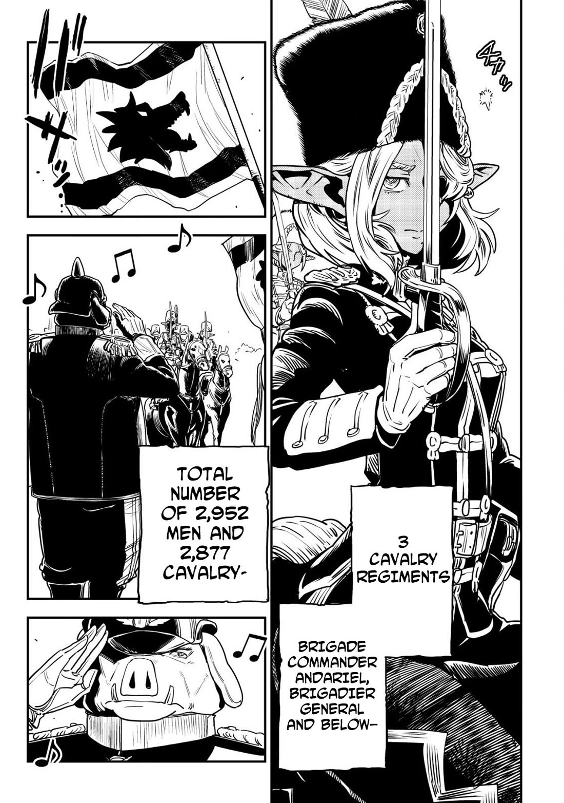 History of the Kingdom of the Orcsen: How the Barbarian Orcish Nation Came to Burn Down the Peaceful Elfland Chapter 7 page 10 - Chapter 7: Enfangila Brigade