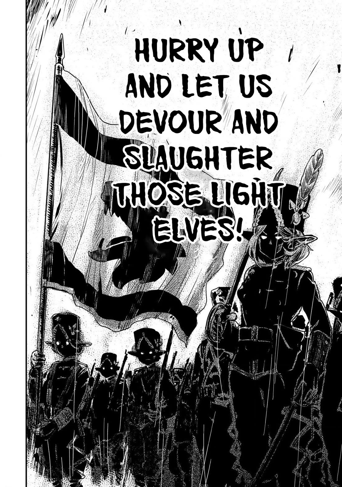 History of the Kingdom of the Orcsen: How the Barbarian Orcish Nation Came to Burn Down the Peaceful Elfland Chapter 7 page 15 - Chapter 7: Enfangila Brigade