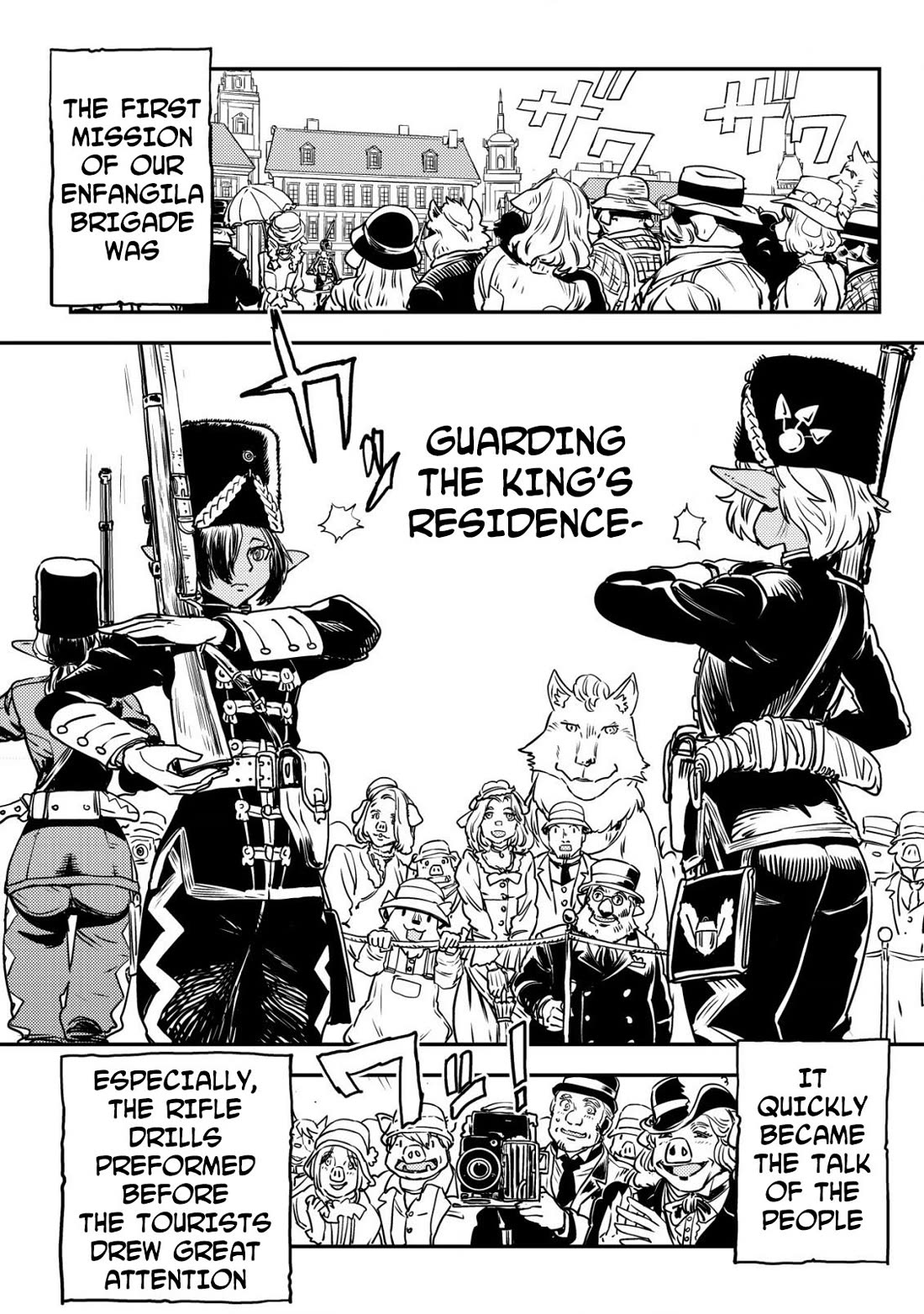 History of the Kingdom of the Orcsen: How the Barbarian Orcish Nation Came to Burn Down the Peaceful Elfland Chapter 7 page 19 - Chapter 7: Enfangila Brigade