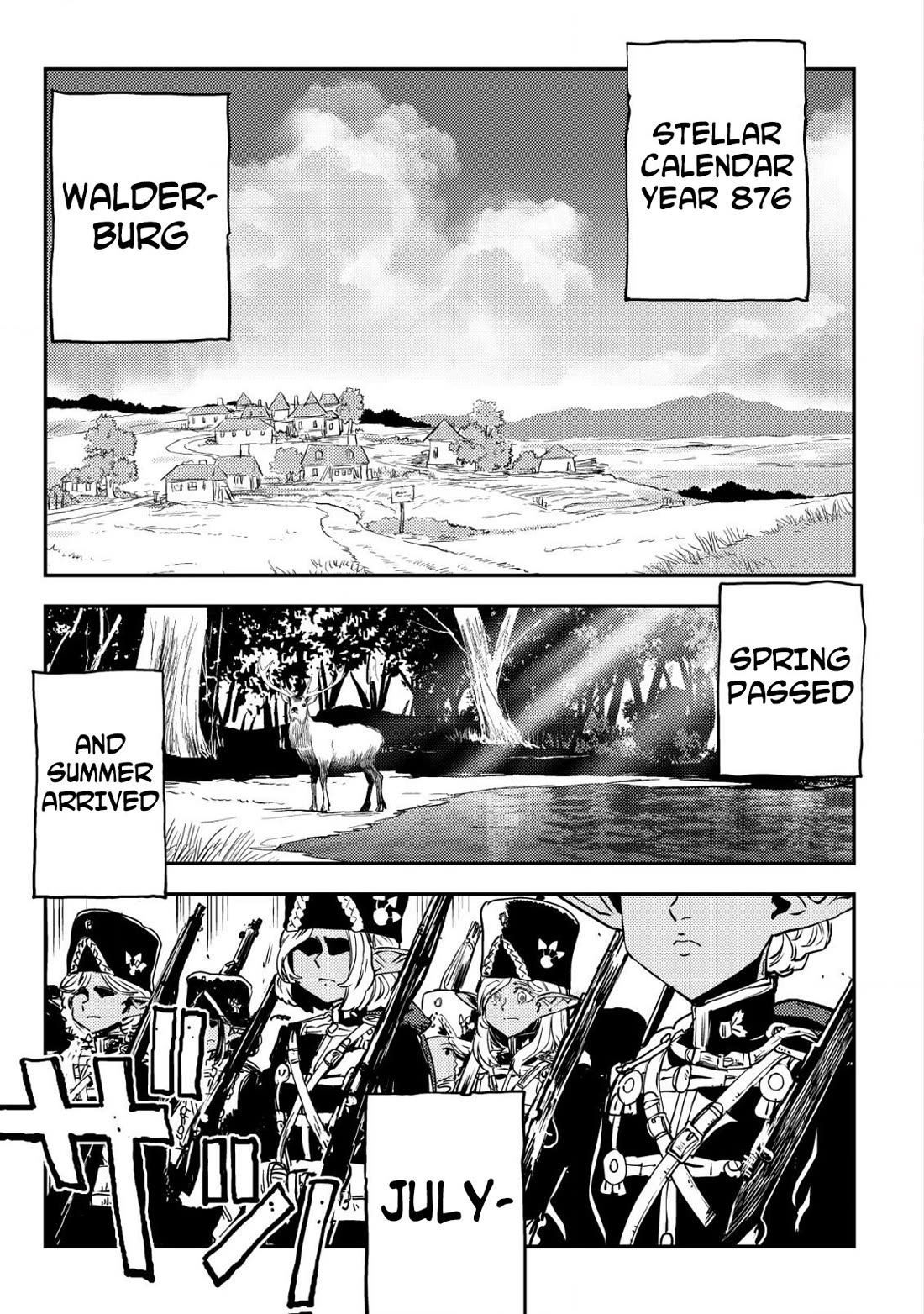 History of the Kingdom of the Orcsen: How the Barbarian Orcish Nation Came to Burn Down the Peaceful Elfland Chapter 7 page 2 - Chapter 7: Enfangila Brigade