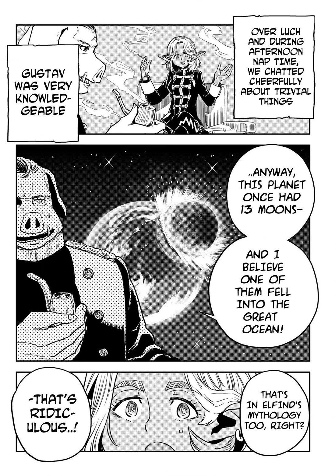 History of the Kingdom of the Orcsen: How the Barbarian Orcish Nation Came to Burn Down the Peaceful Elfland Chapter 7 page 22 - Chapter 7: Enfangila Brigade