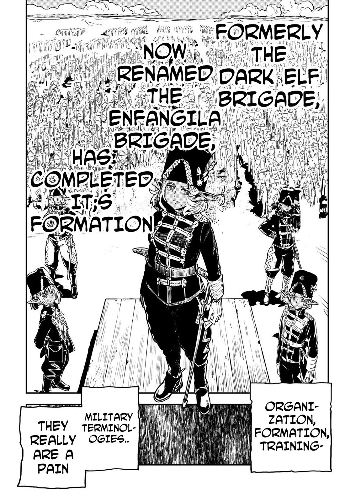 History of the Kingdom of the Orcsen: How the Barbarian Orcish Nation Came to Burn Down the Peaceful Elfland Chapter 7 page 3 - Chapter 7: Enfangila Brigade