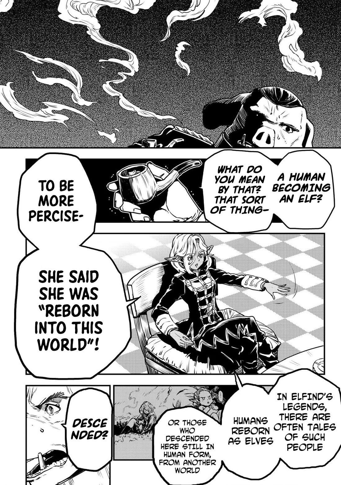 History of the Kingdom of the Orcsen: How the Barbarian Orcish Nation Came to Burn Down the Peaceful Elfland Chapter 7 page 35 - Chapter 7: Enfangila Brigade