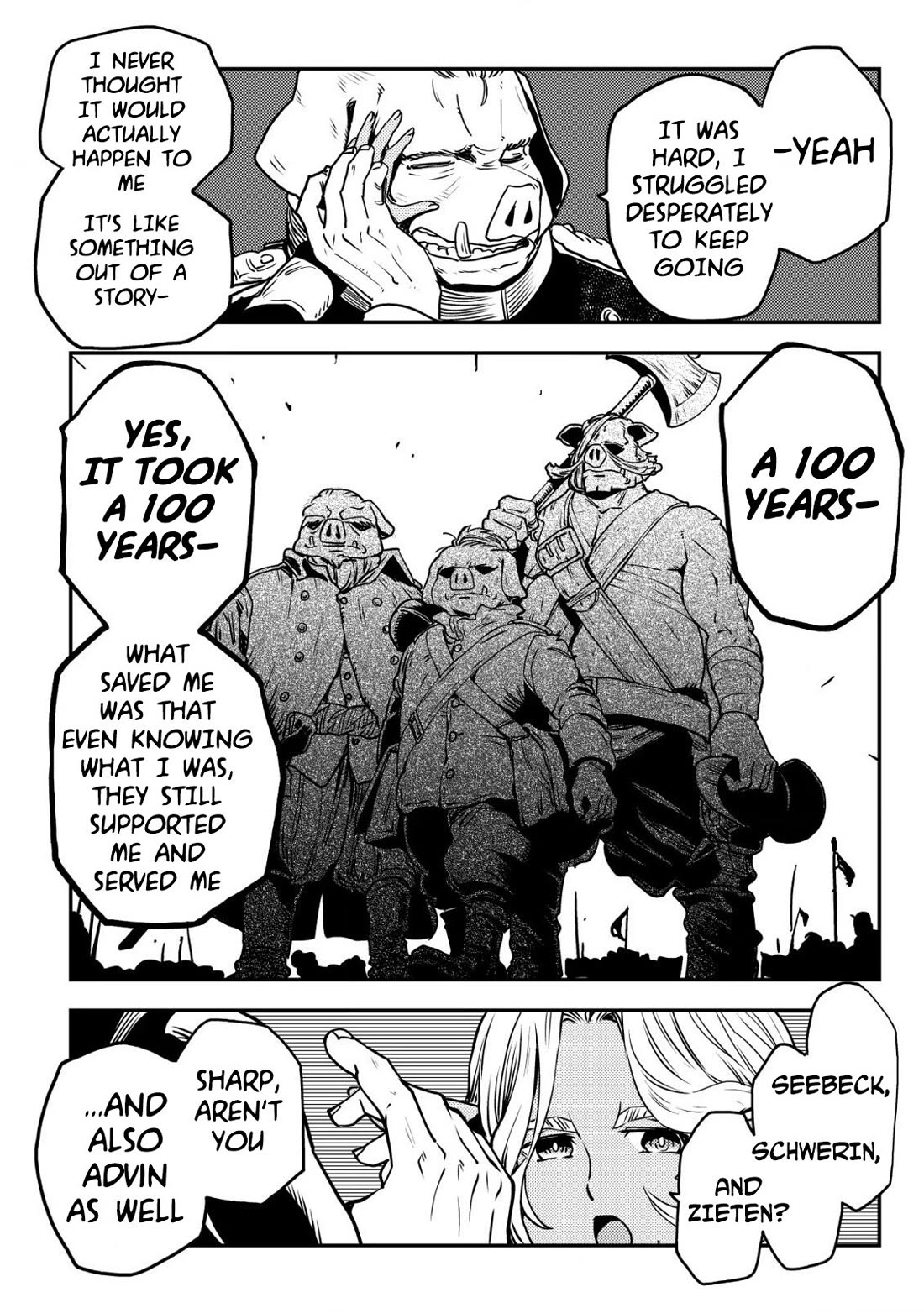 History of the Kingdom of the Orcsen: How the Barbarian Orcish Nation Came to Burn Down the Peaceful Elfland Chapter 7 page 48 - Chapter 7: Enfangila Brigade