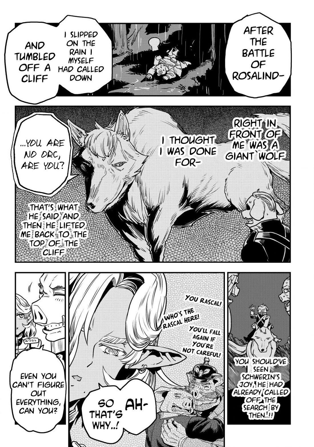 History of the Kingdom of the Orcsen: How the Barbarian Orcish Nation Came to Burn Down the Peaceful Elfland Chapter 7 page 49 - Chapter 7: Enfangila Brigade