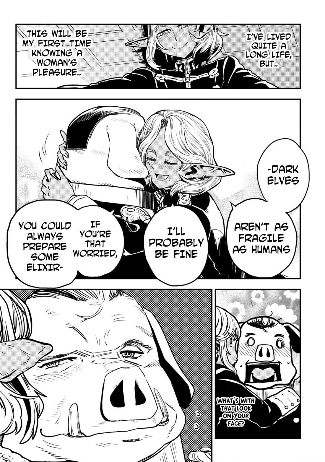 History of the Kingdom of the Orcsen: How the Barbarian Orcish Nation Came to Burn Down the Peaceful Elfland Chapter 7 page 53 - Chapter 7: Enfangila Brigade