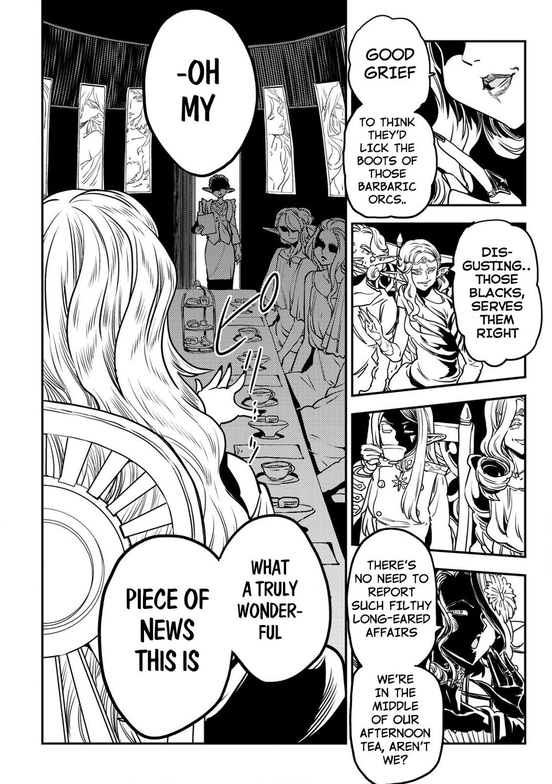 History of the Kingdom of the Orcsen: How the Barbarian Orcish Nation Came to Burn Down the Peaceful Elfland Chapter 7 page 58 - Chapter 7: Enfangila Brigade