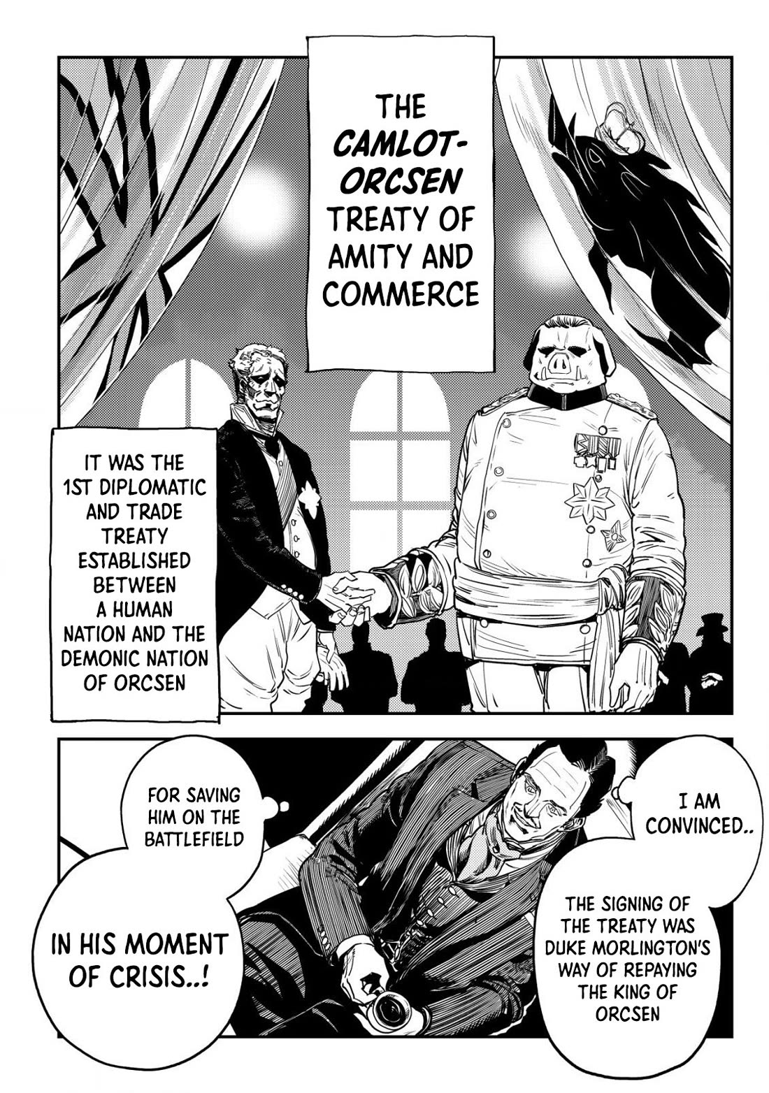 History of the Kingdom of the Orcsen: How the Barbarian Orcish Nation Came to Burn Down the Peaceful Elfland Chapter 8 page 19 - Chapter 8: It Was Almost Like Yearning Love