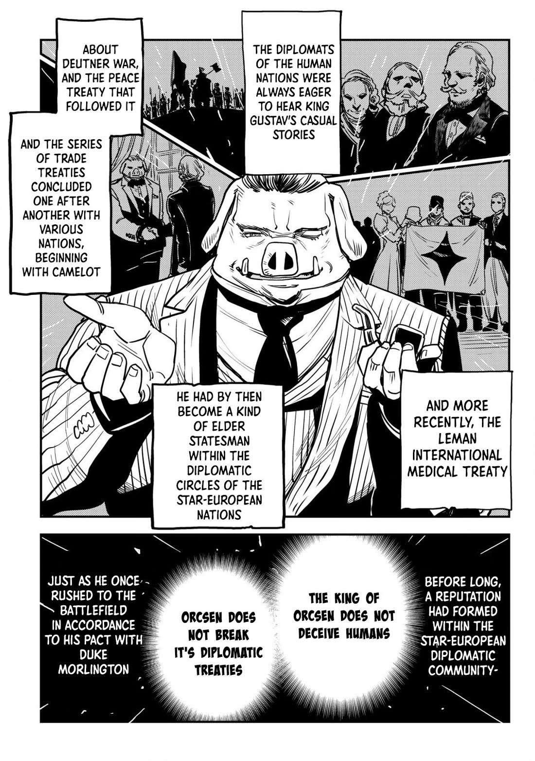 History of the Kingdom of the Orcsen: How the Barbarian Orcish Nation Came to Burn Down the Peaceful Elfland Chapter 8 page 23 - Chapter 8: It Was Almost Like Yearning Love