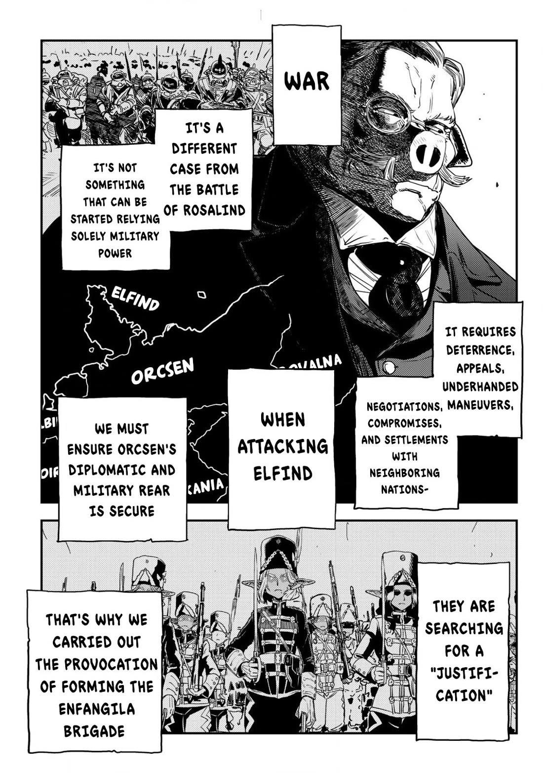 History of the Kingdom of the Orcsen: How the Barbarian Orcish Nation Came to Burn Down the Peaceful Elfland Chapter 8 page 31 - Chapter 8: It Was Almost Like Yearning Love