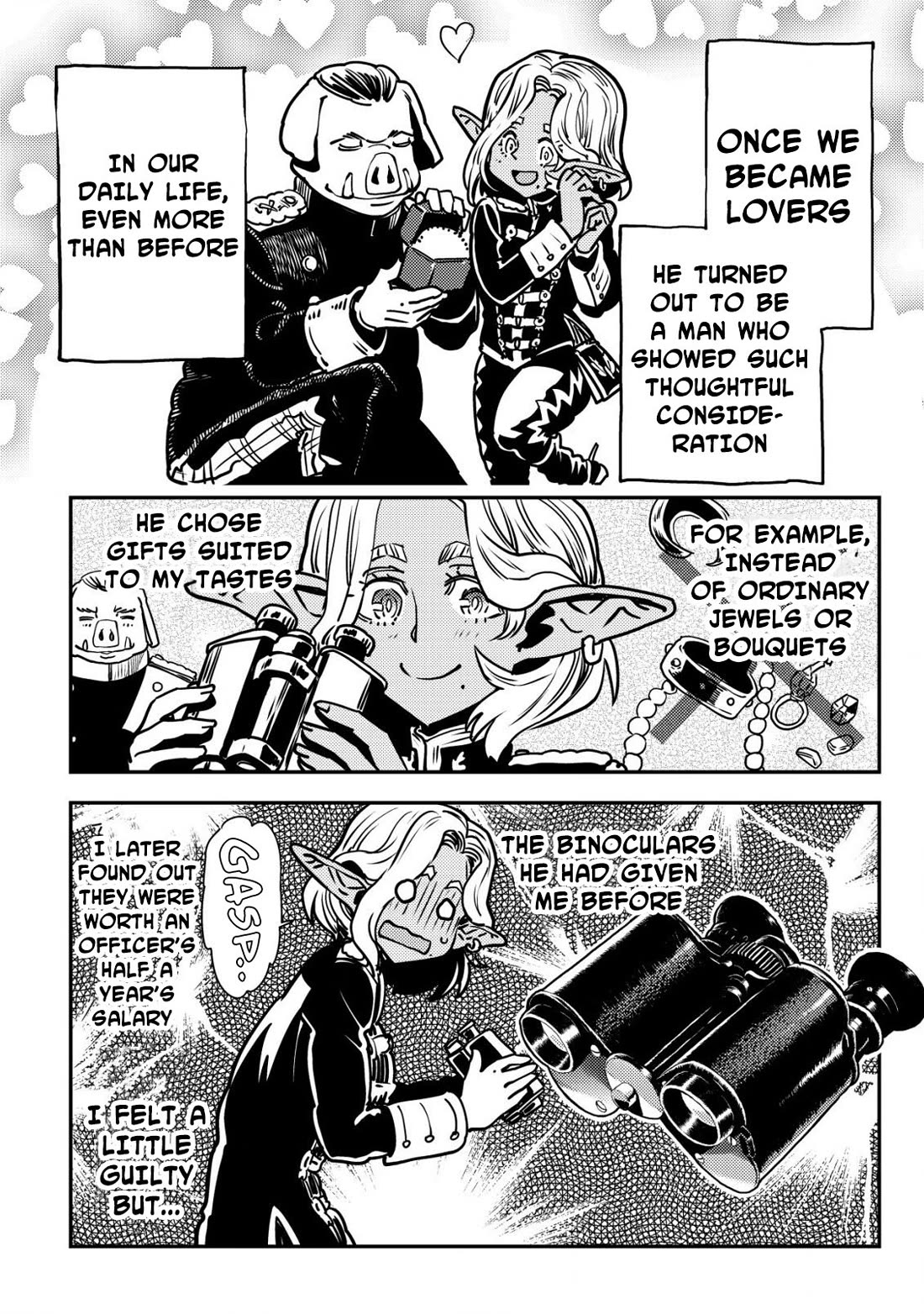 History of the Kingdom of the Orcsen: How the Barbarian Orcish Nation Came to Burn Down the Peaceful Elfland Chapter 8 page 35 - Chapter 8: It Was Almost Like Yearning Love
